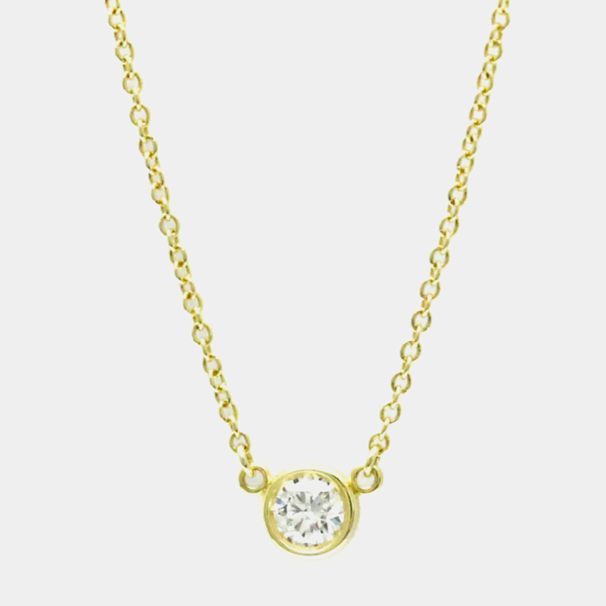 Tiffany & Co. 18K Yellow Gold Diamonds by the Yard Necklace