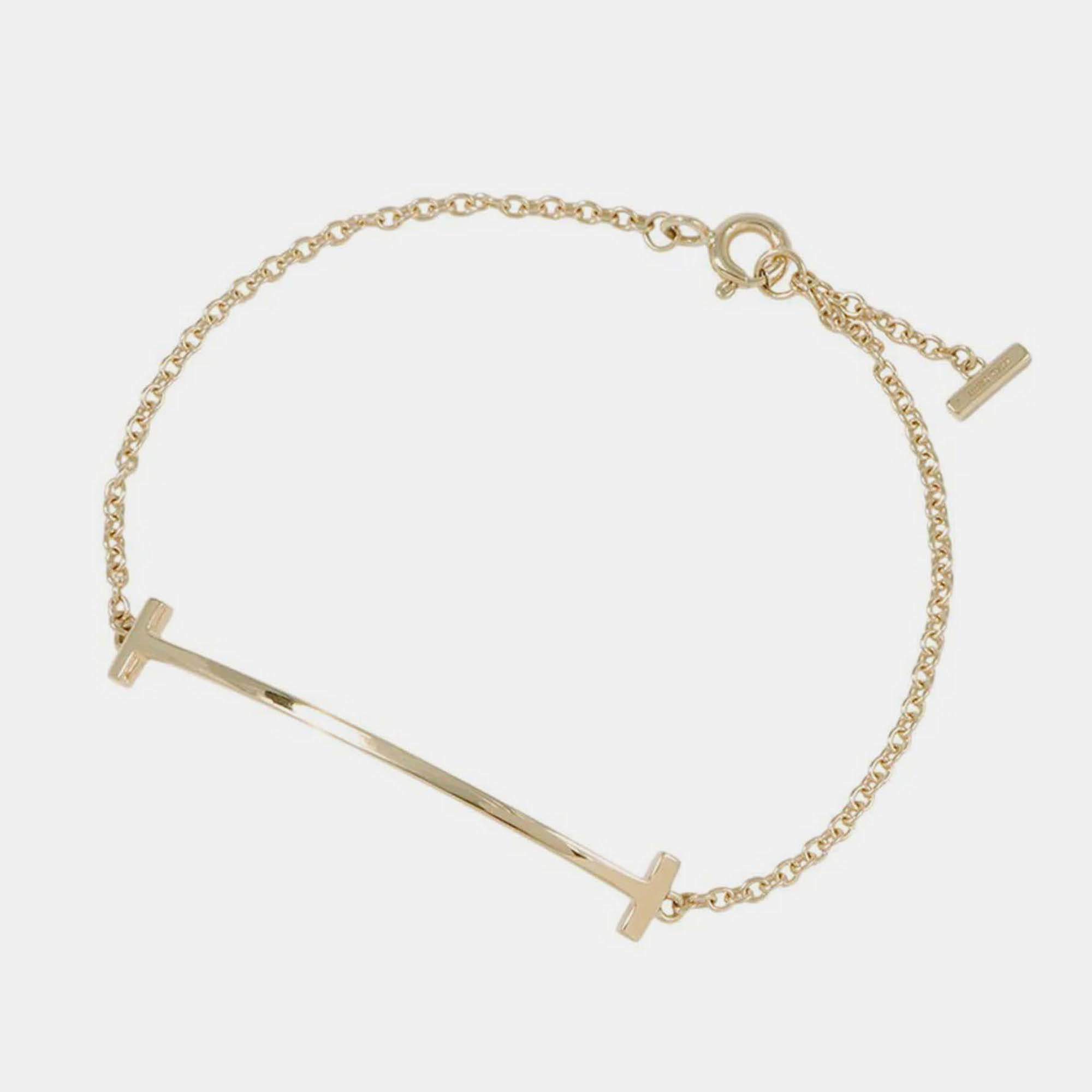 Pre Owned Tiffany & Co. T Smile 18K Yellow Gold Bracelet
