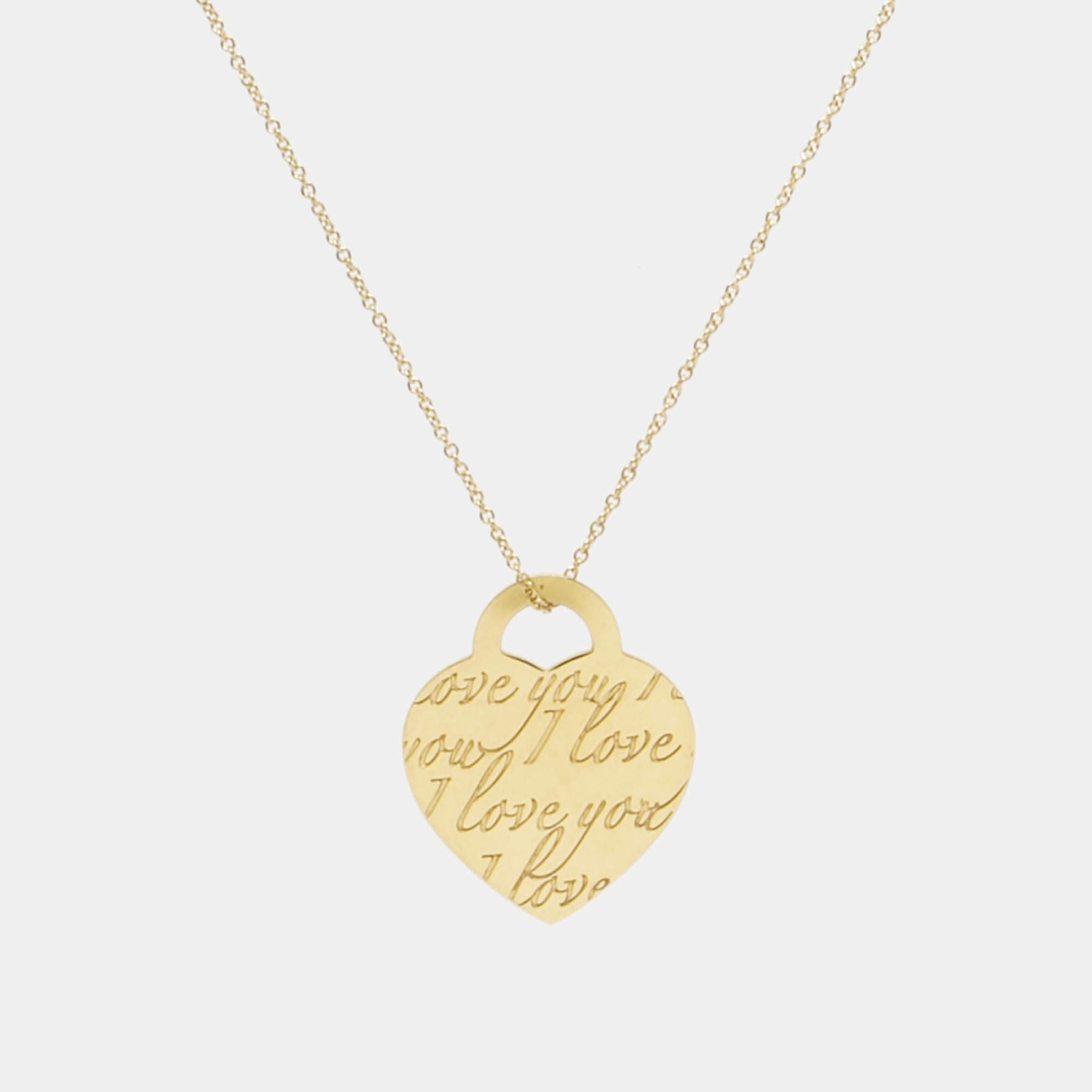 Pre Owned Tiffany & Co. Tiffany Notes 18k Yellow Gold Necklace