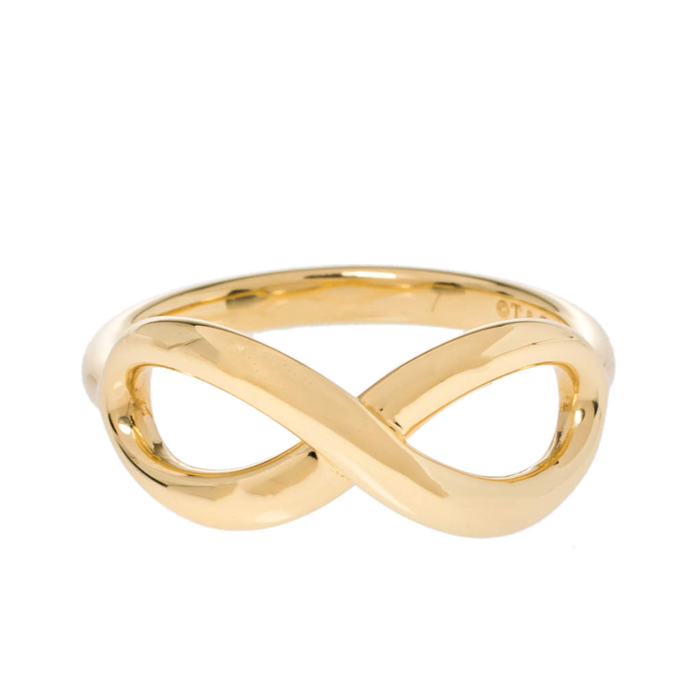 Tiffany infinity hot sale ring gold