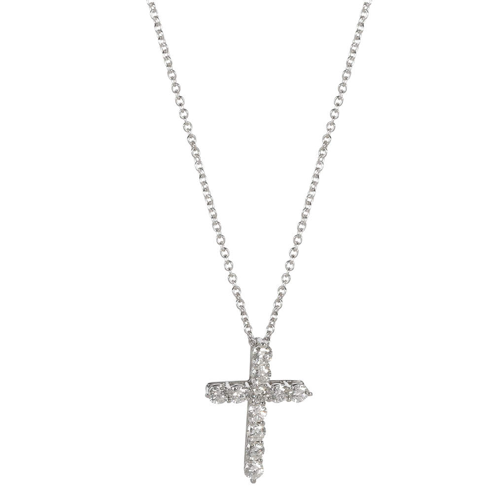 tiffany cross necklace
