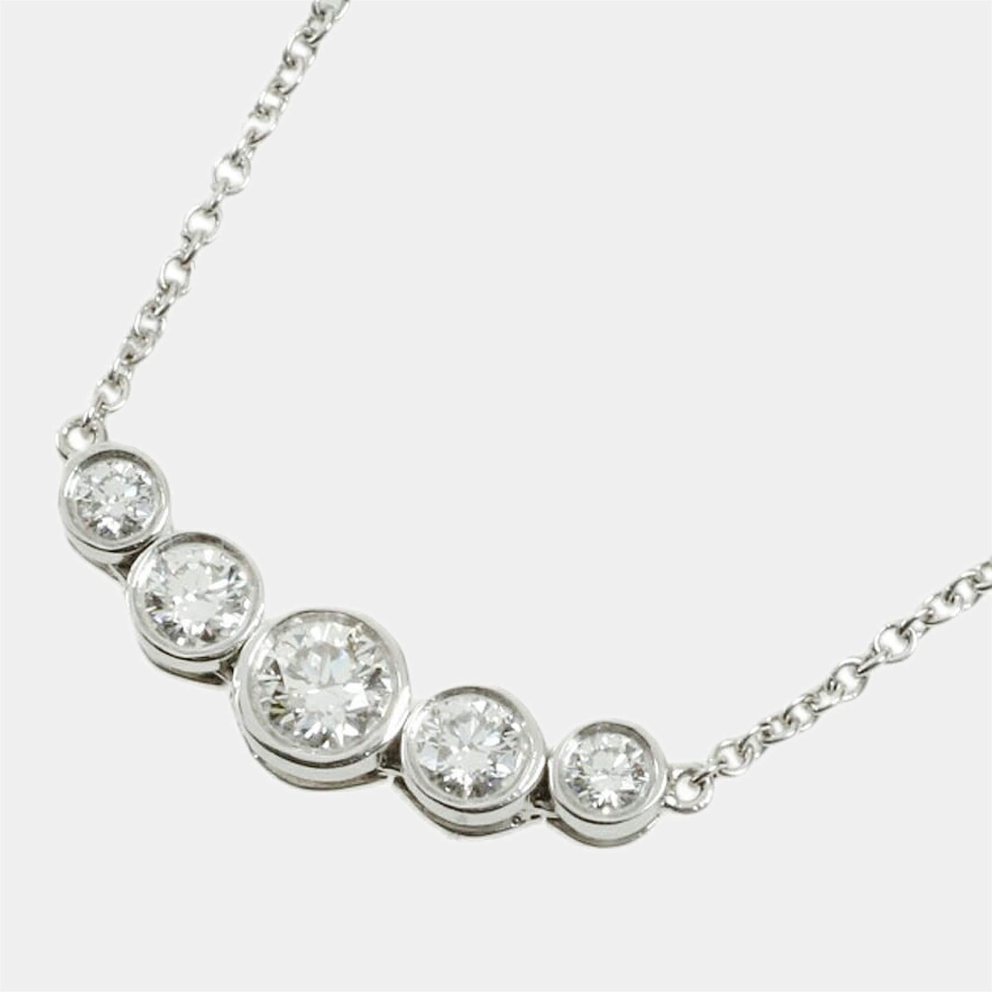 Tiffany & Co. Jazz Platinum Diamond Necklace