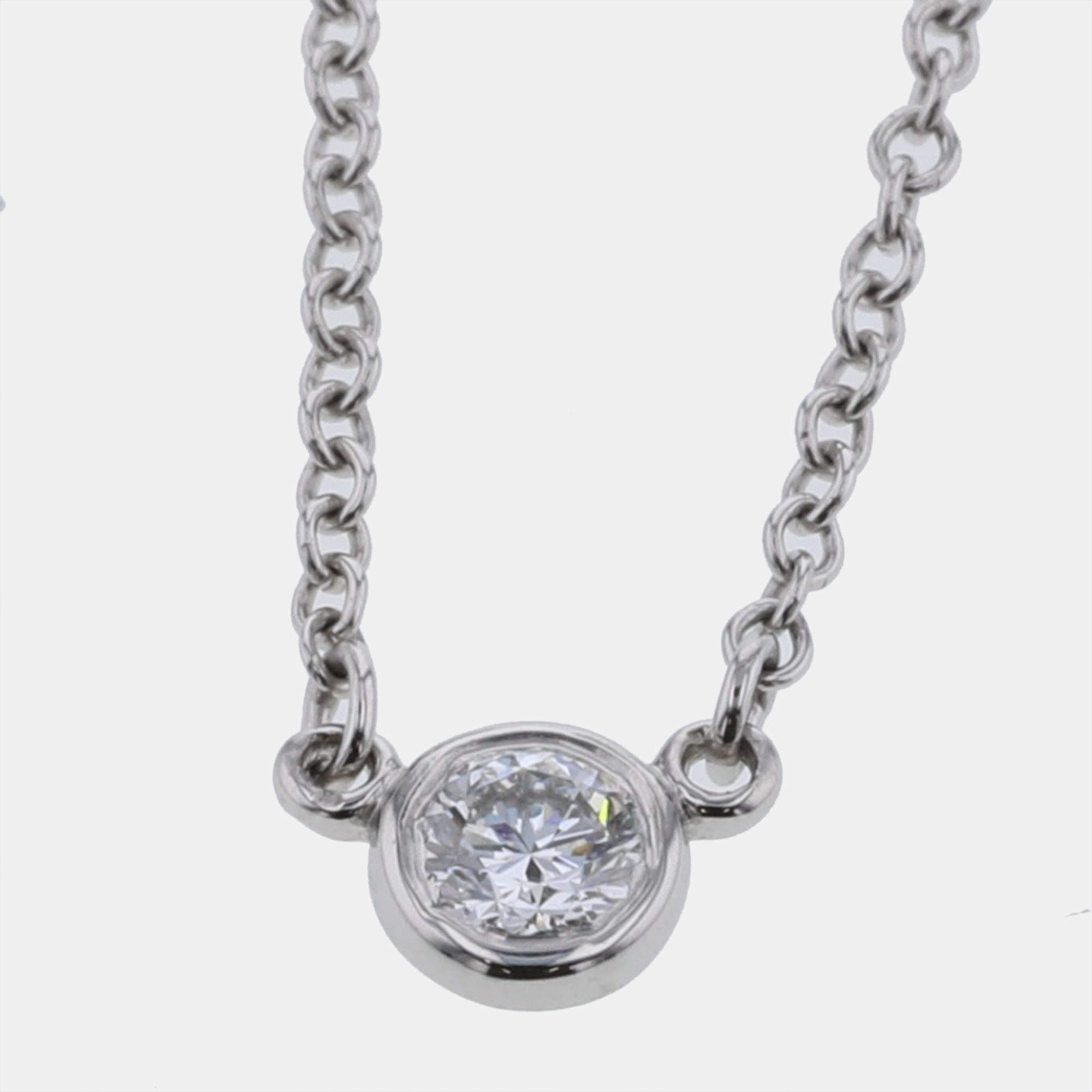 Tiffany & Co. Diamonds by the Yard Elsa Peretti Platinum Diamond Necklace