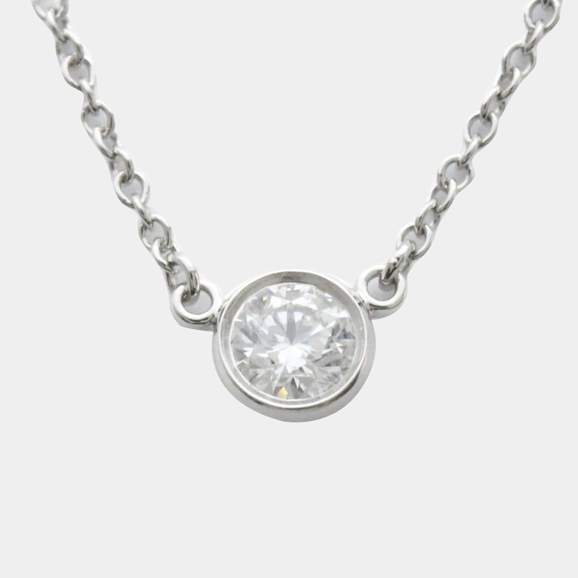 Tiffany & Co. Diamonds by the Yard Platinum Diamond Necklace Tiffany