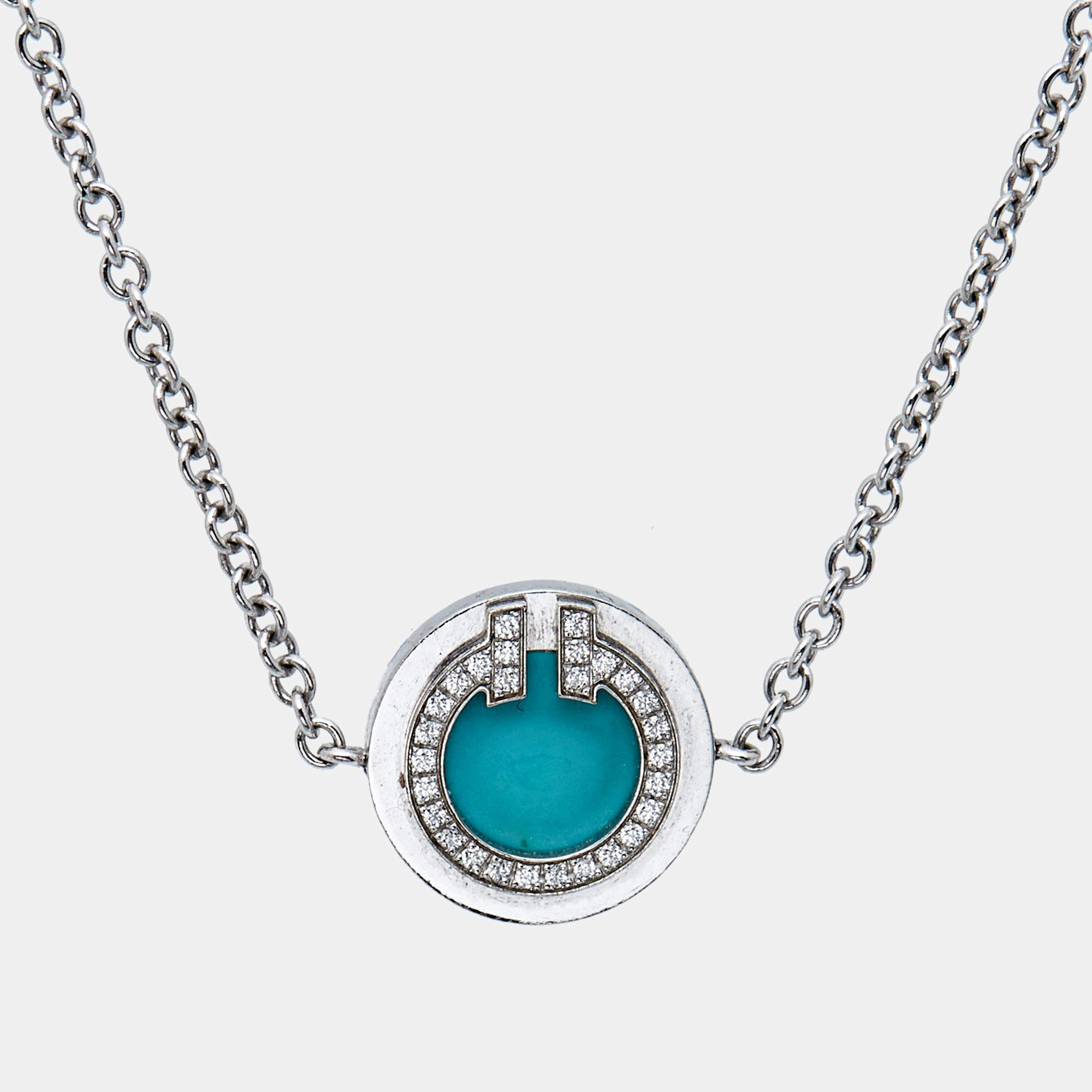 Tiffany & co hot sale turquoise pendant