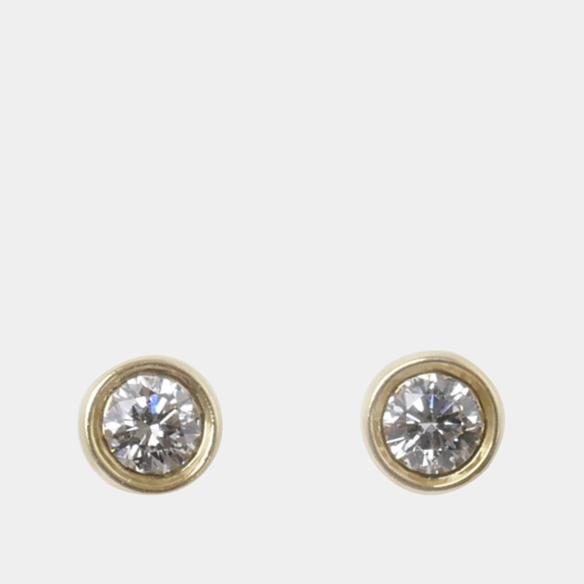 Elsa Peretti™ Diamonds by the Yard™ Earrings in Yellow Gold