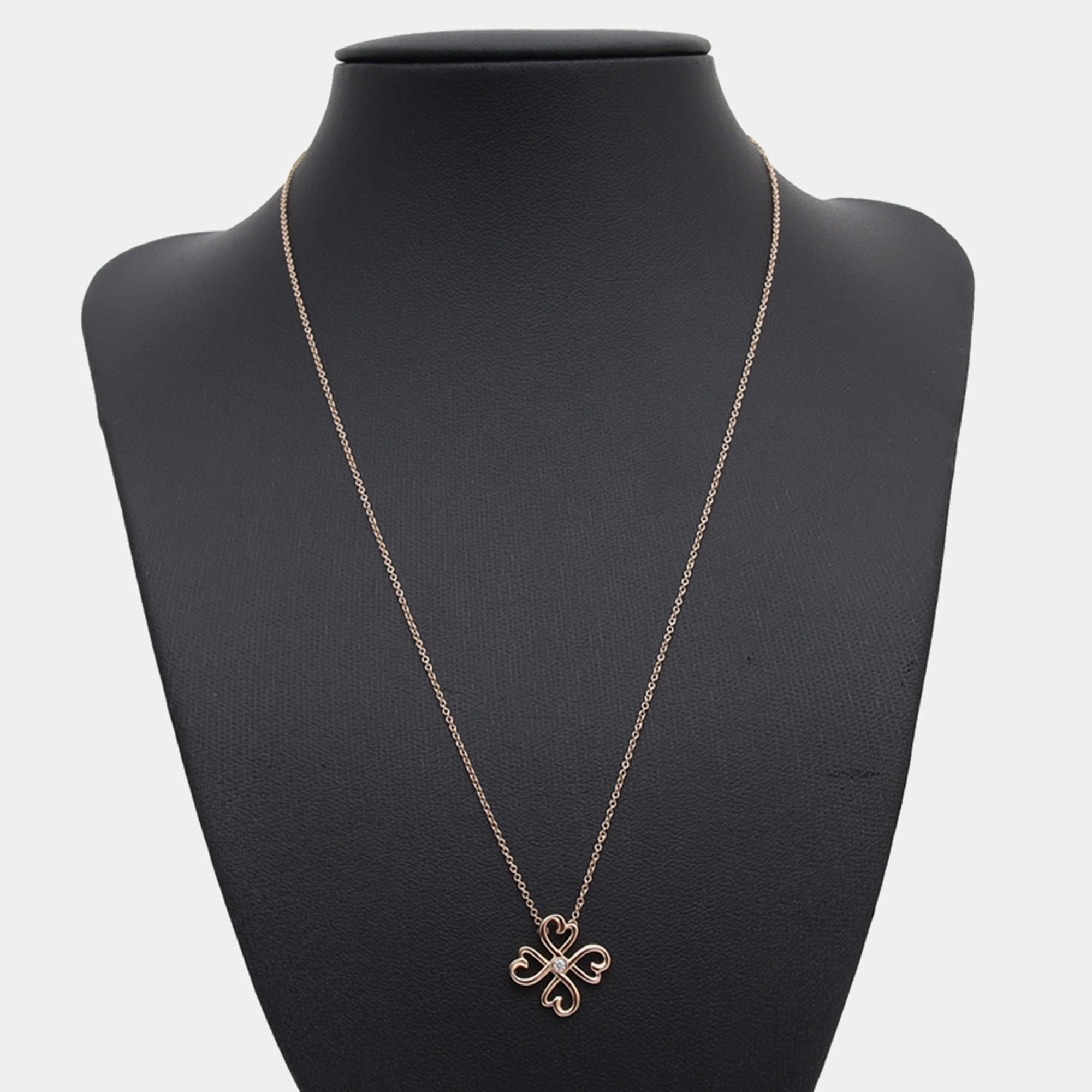 Tiffany & Co. Diamond Loving Heart Necklace