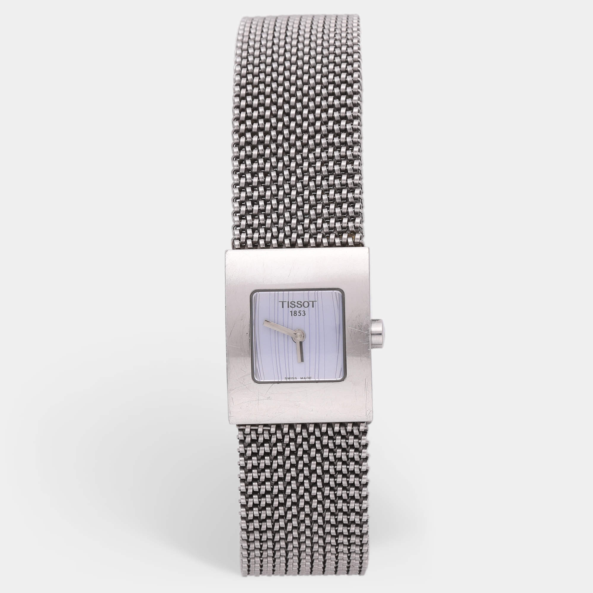 Pre Owned Tissot 1853 Purple Stainless Steel L610K Women's Wristwatch 19.65 mm