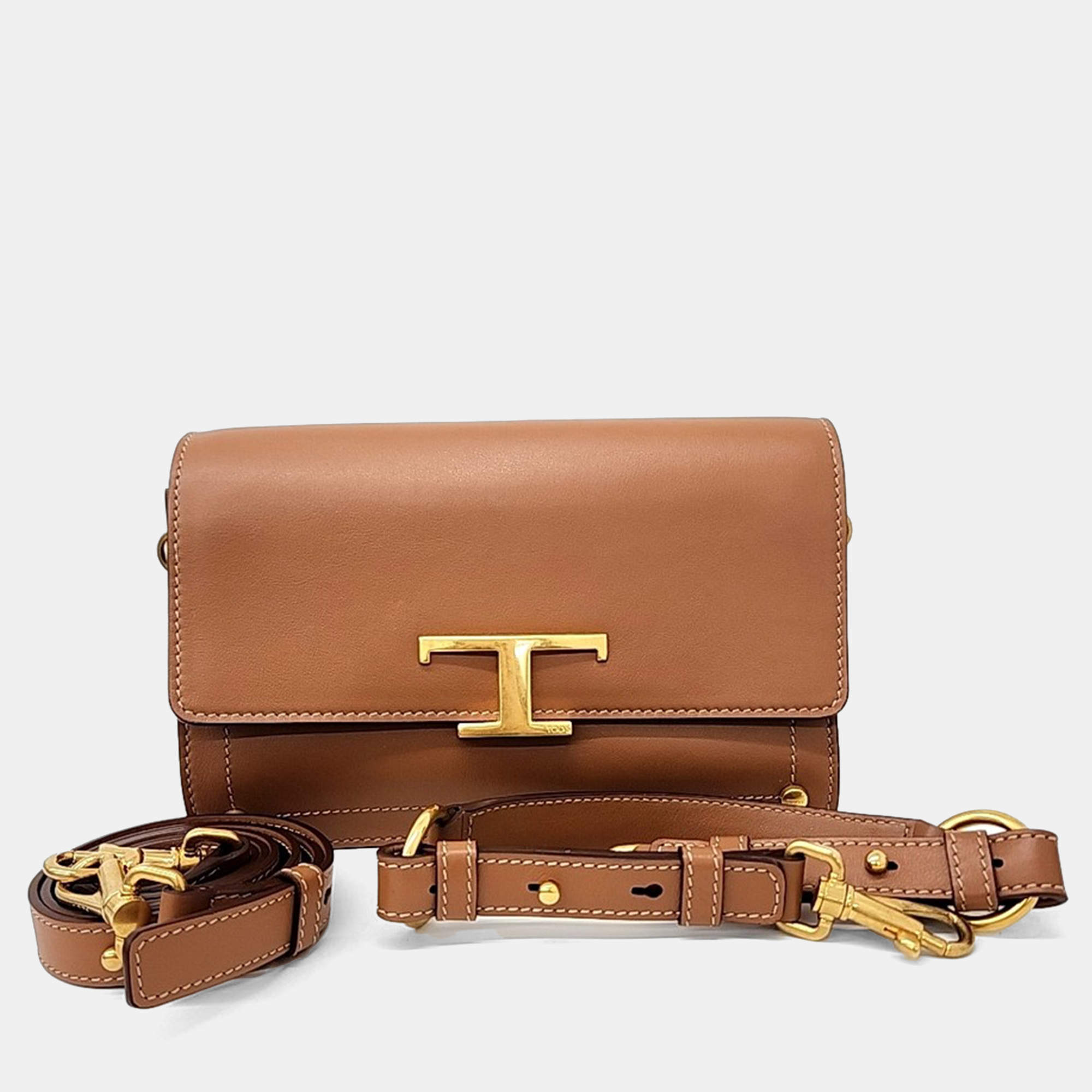 Tod's Brown Leather Timeless Back