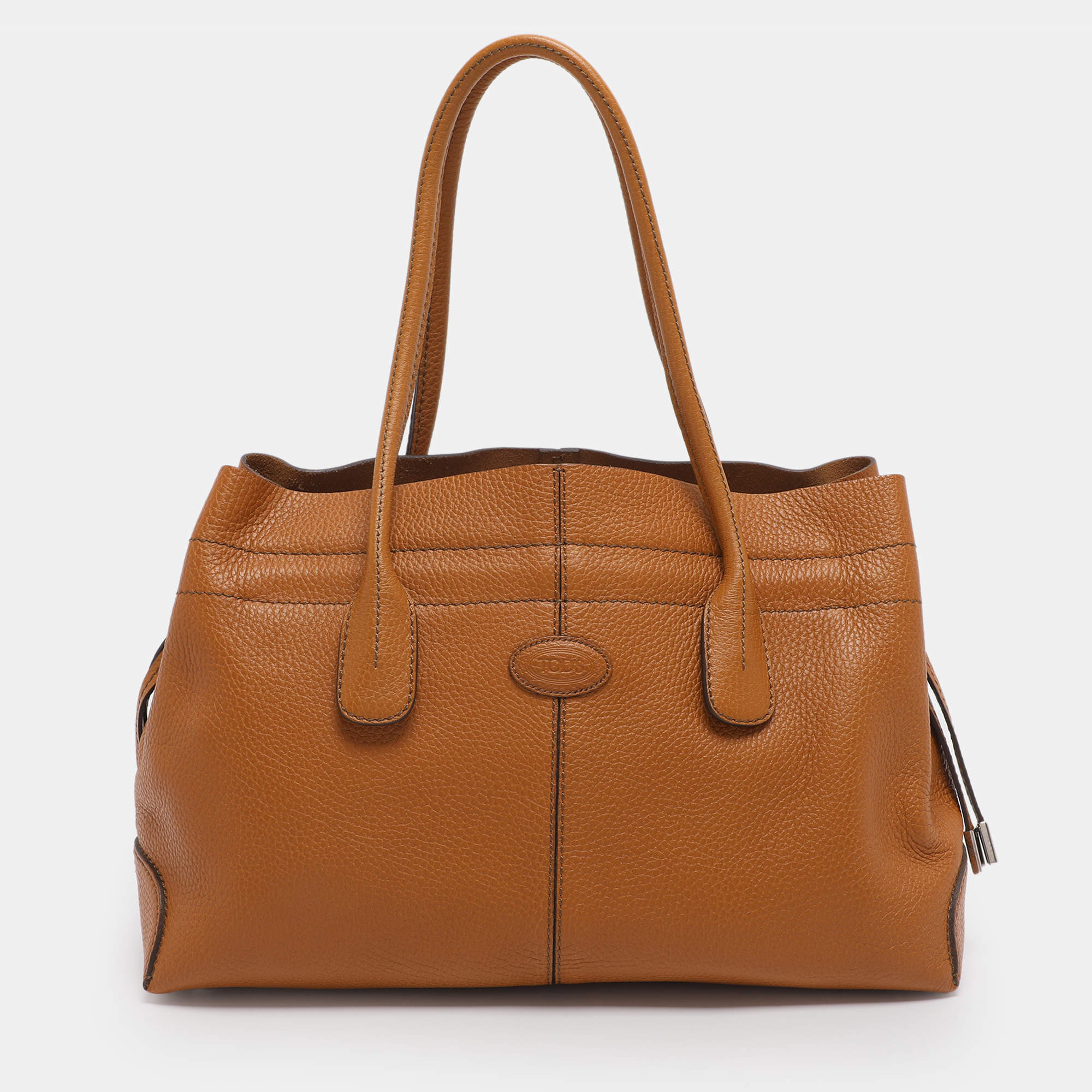 Pre Owned Tod's D Bag Media Tan Leather Tote