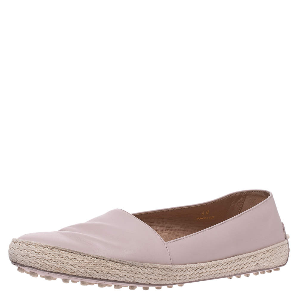 tod's pink loafers
