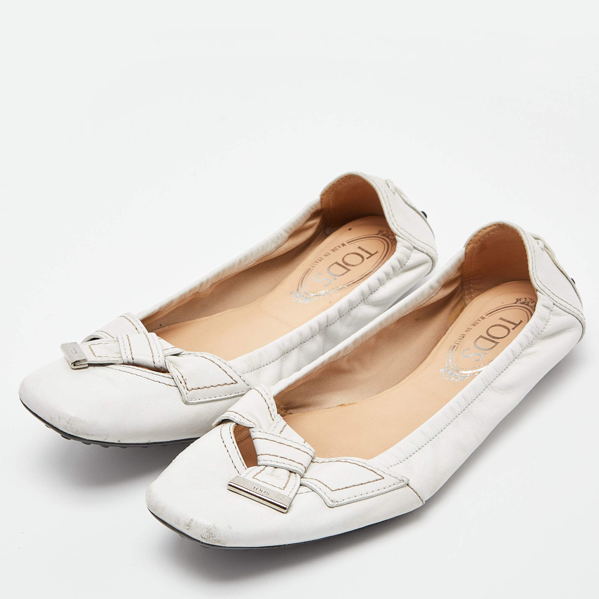 Tods flat sale shoes