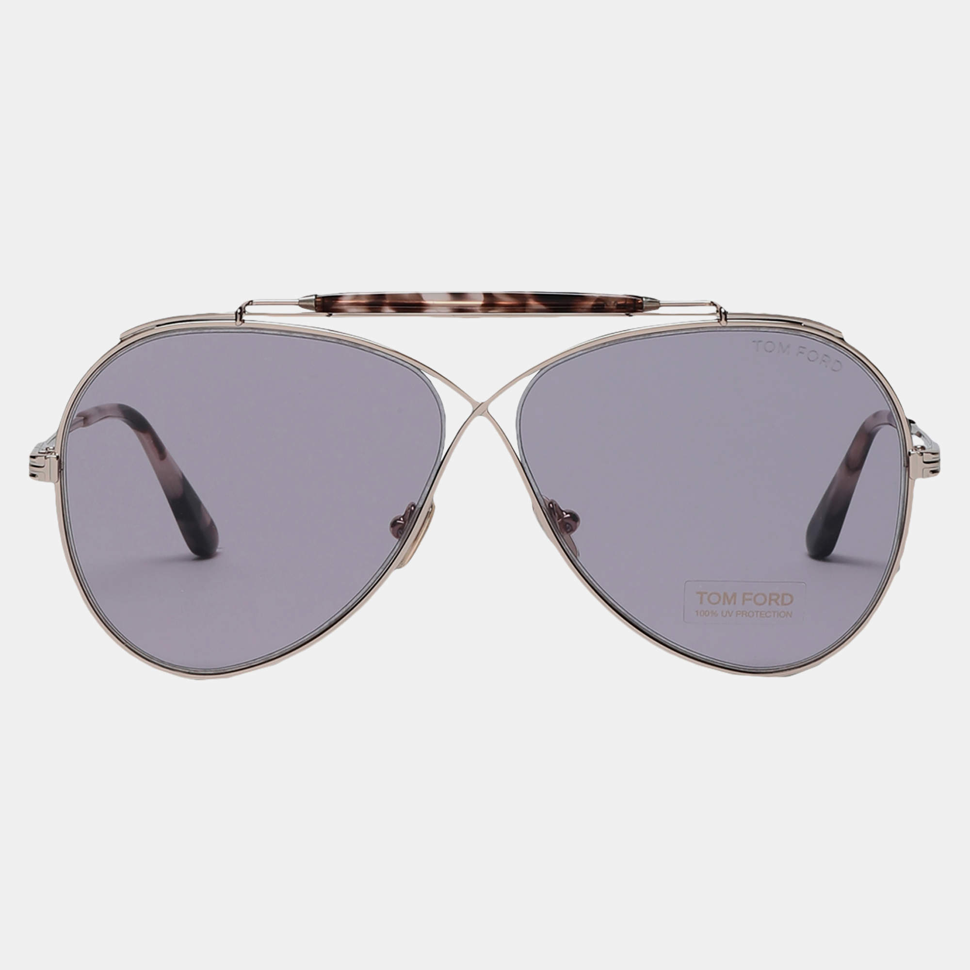 Pre Owned Tom Ford Metal Unisex Sunglasses 60