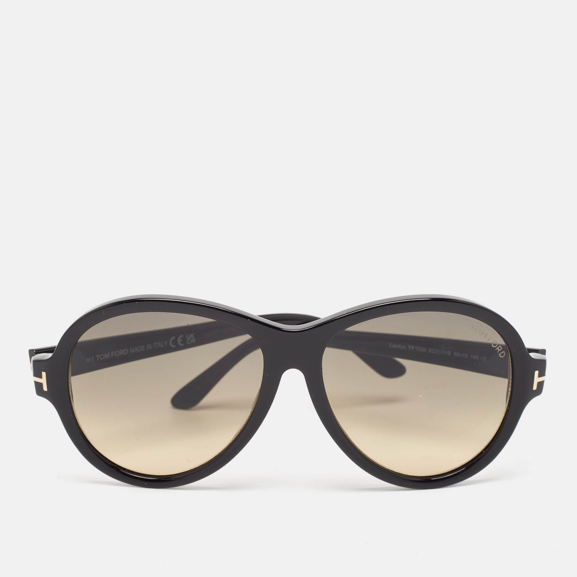 Tom Ford Black Gradient TF1033 Camryn Oversized Sunglasses