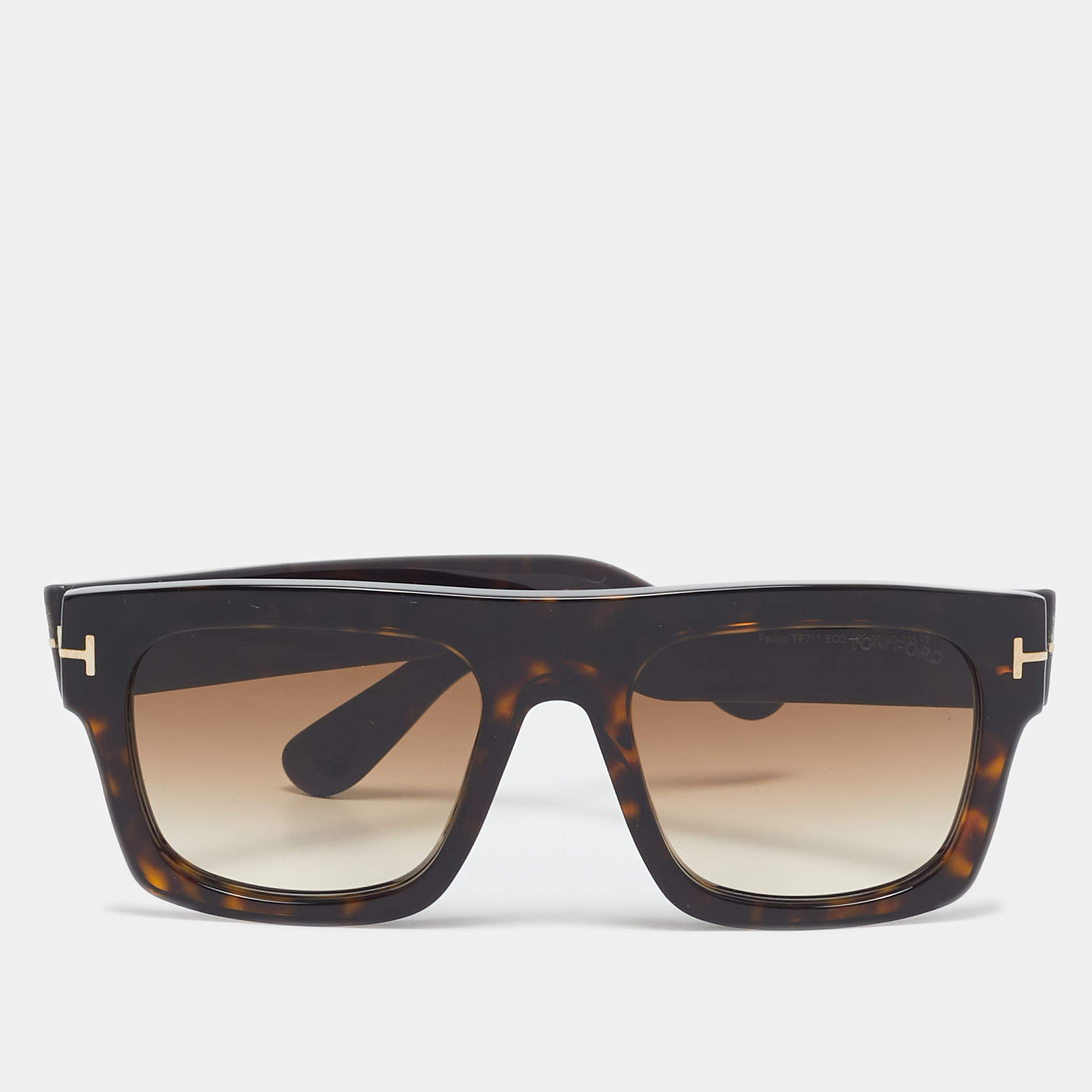 Tom Ford Brown Tortoiseshell Effect TF771 Square  Sunglasses