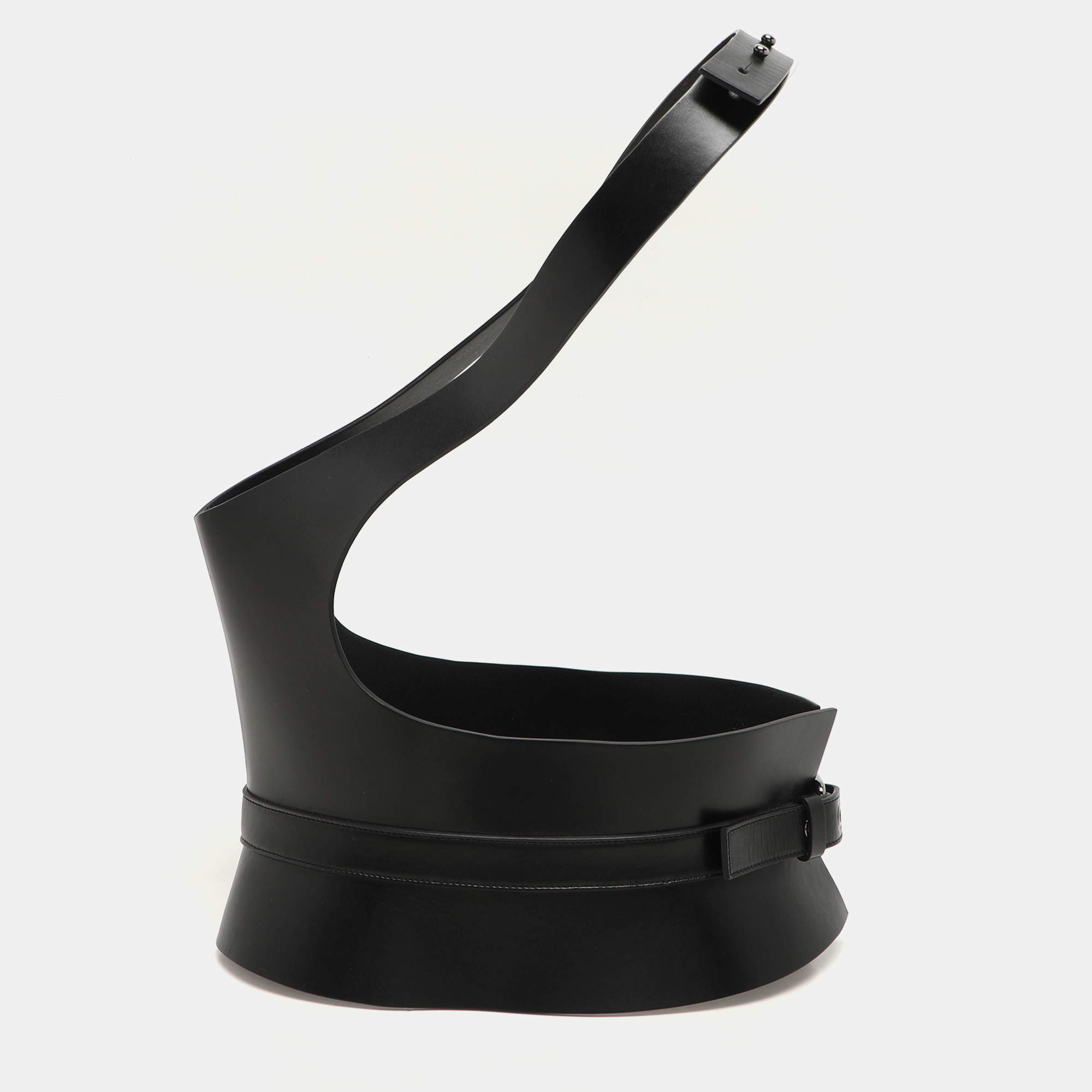 Tom Ford Black Leather Corset Belt 40CM