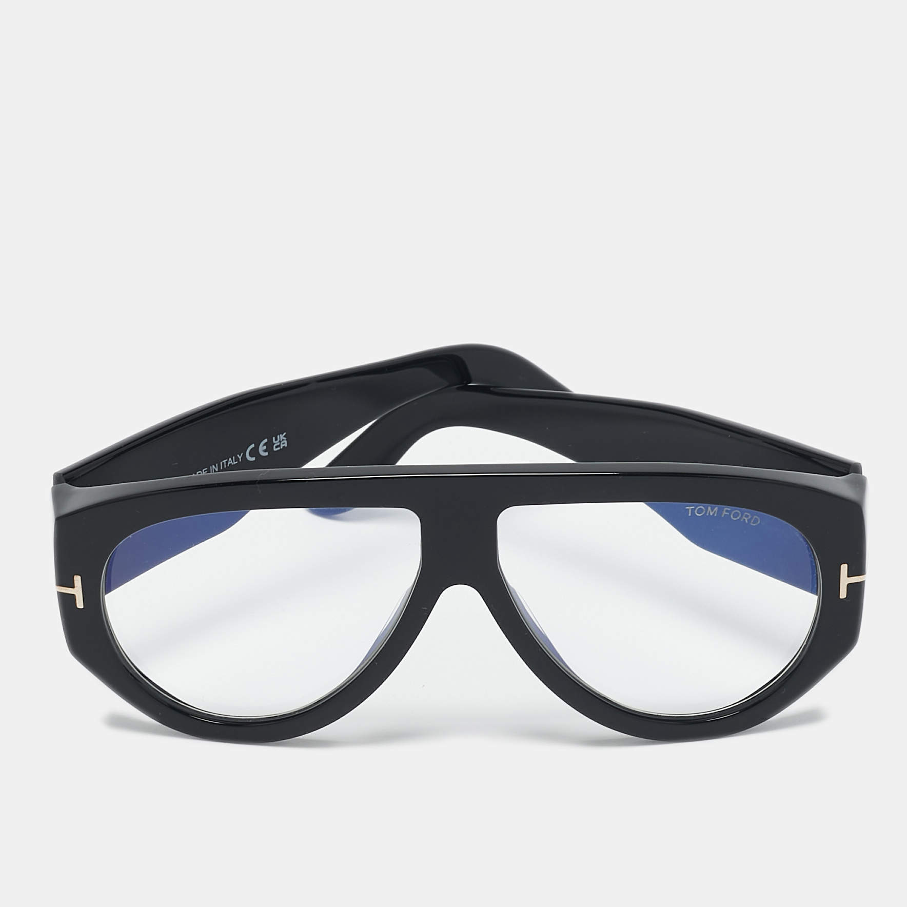 Pre Owned Tom Ford Black TF5958 B Aviator Sunglasses