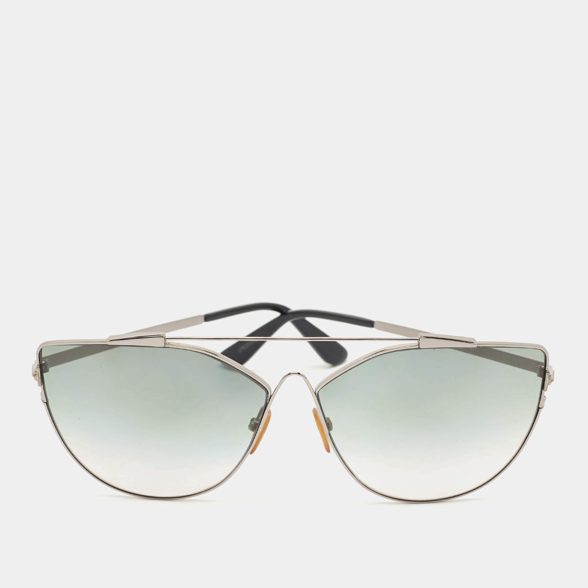 Tom Ford Green Gradient Jacquelyn TF563 Cat Eye Sunglasses