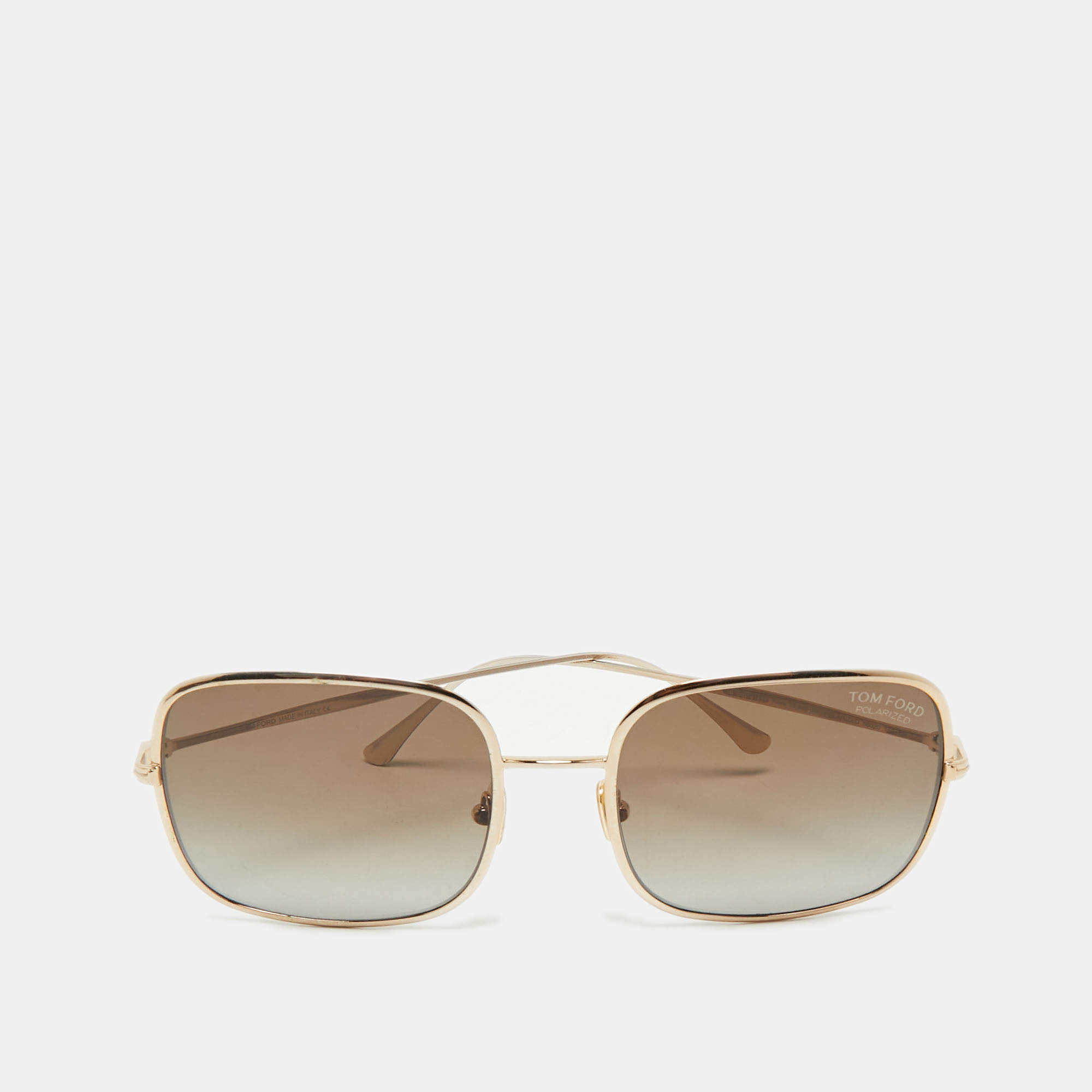 Tom Ford Gold Tone/Brown Gradient CH0055S Square Sunglasses
