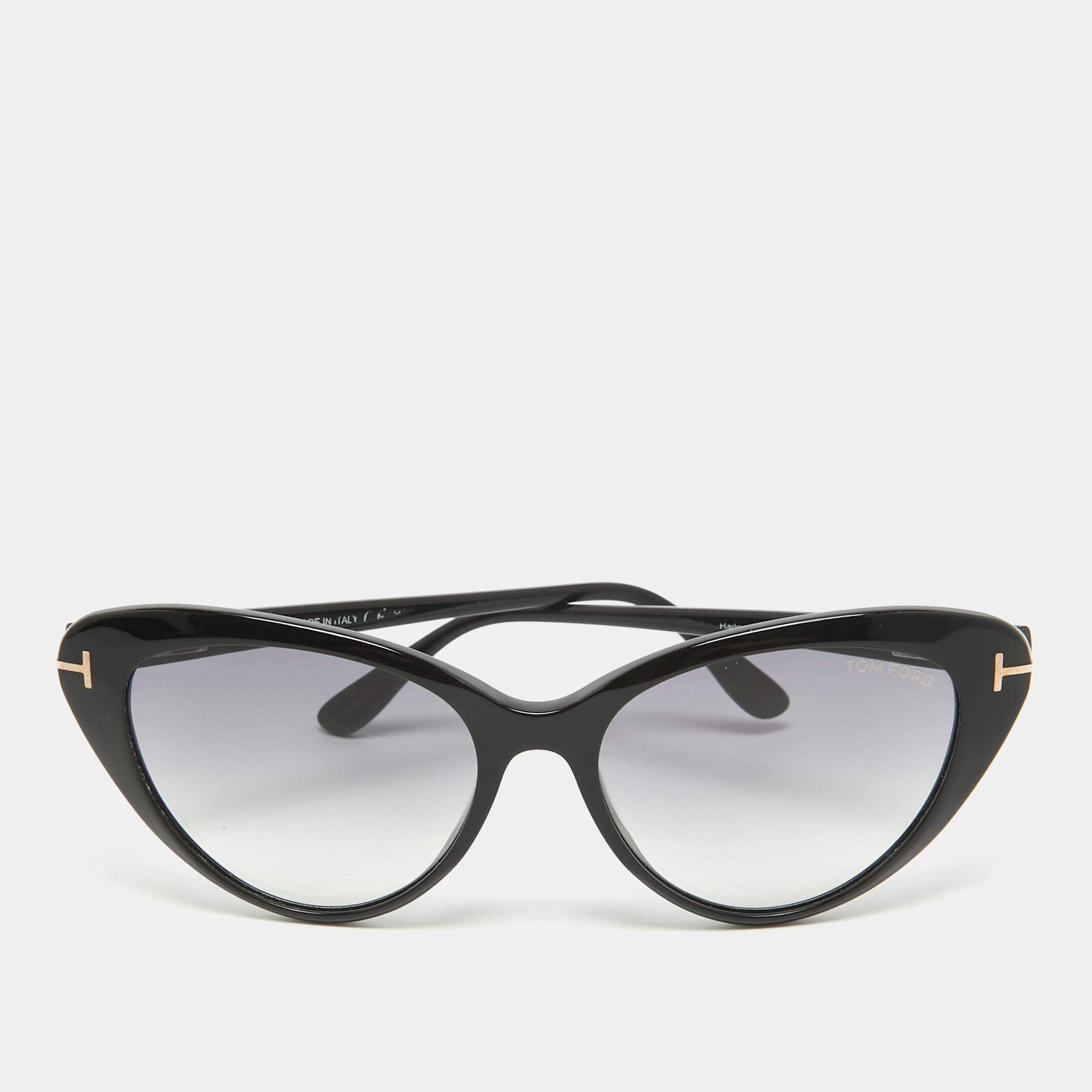 Tom Ford Black Gradient TF869 Harlow Cat Eye Sunglasses