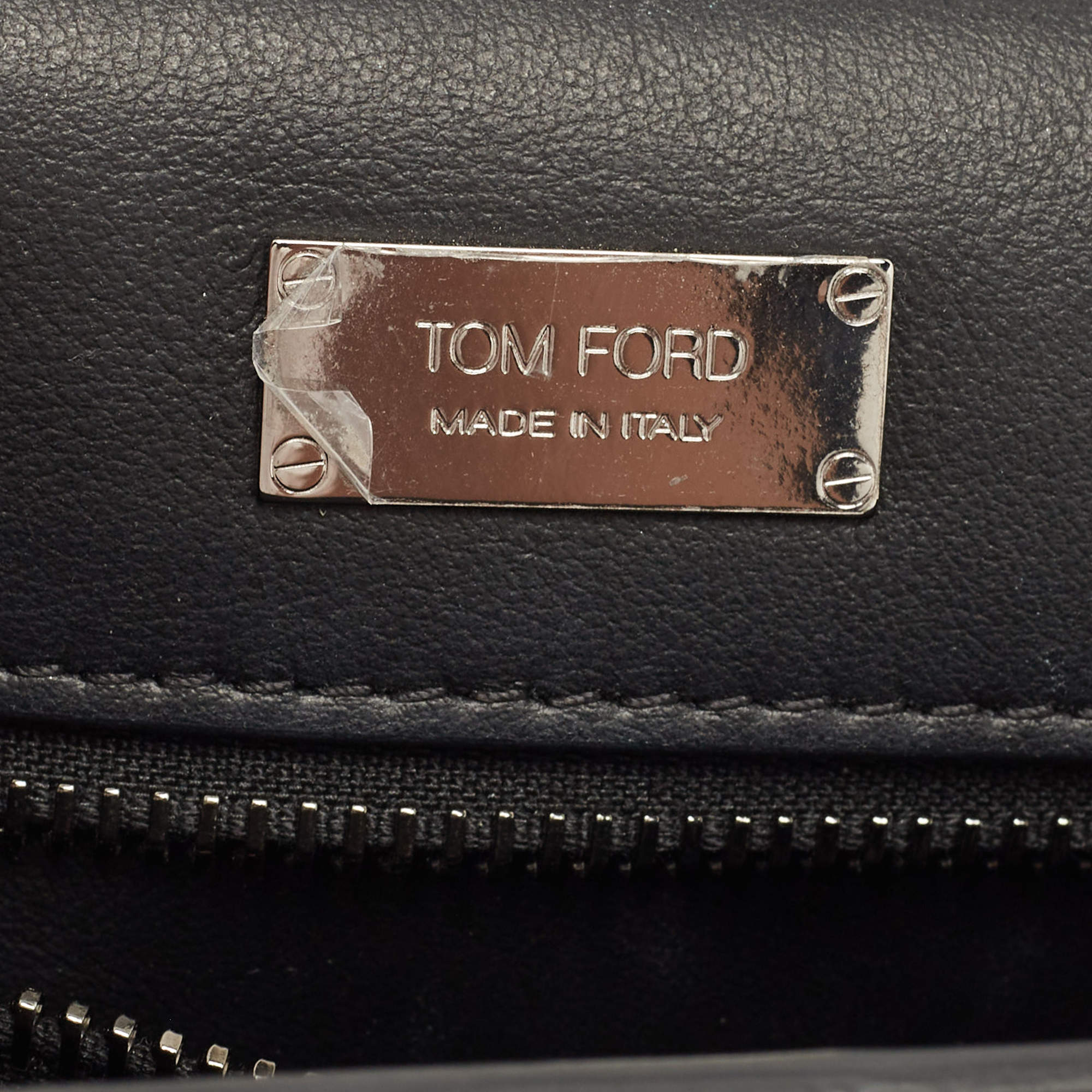 Tom Ford Metallic Magenta Python Medium Natalia Chain Shoulder Bag Tom Ford