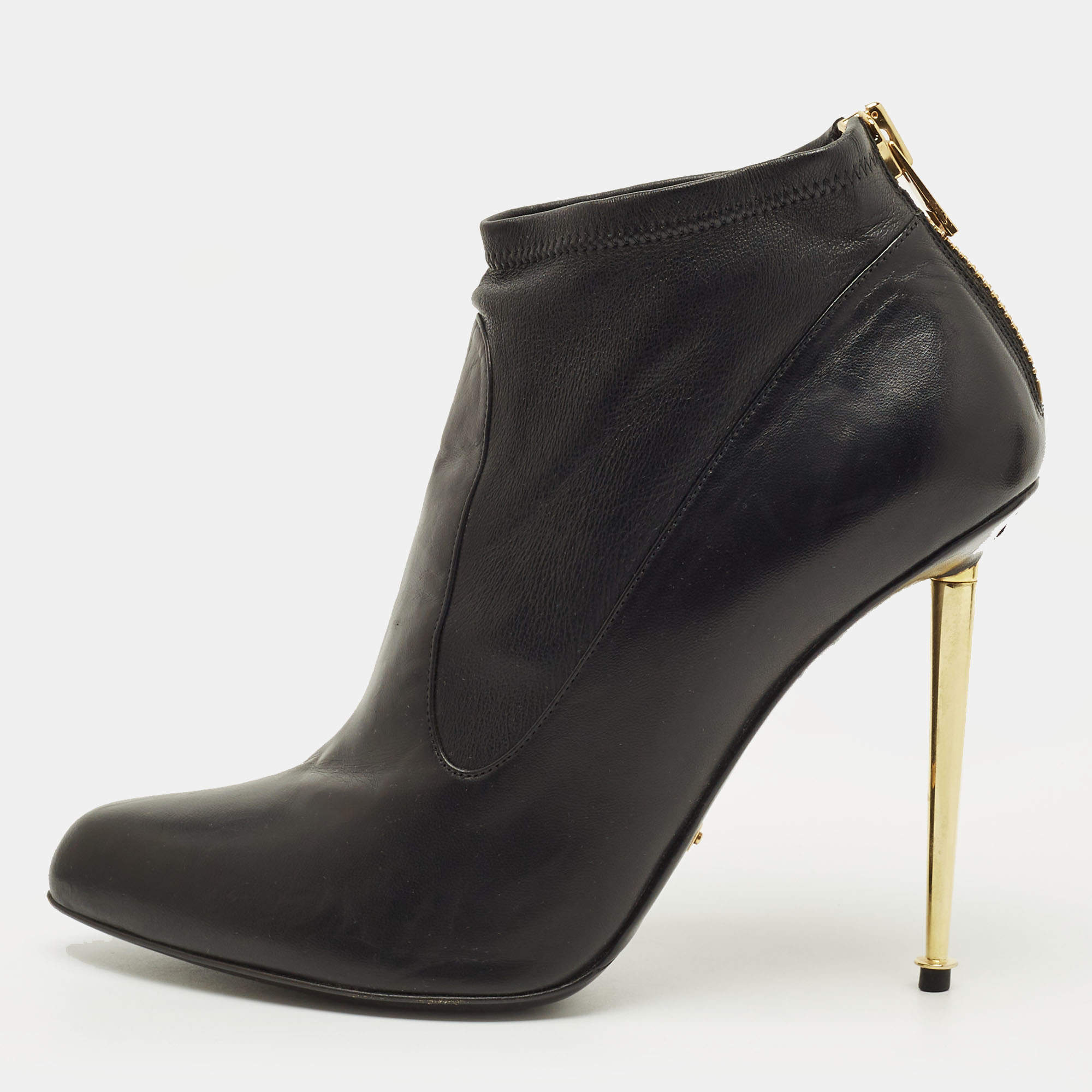 مملوكة مسبقًا Tom Ford Size 41 Black Leather Booties