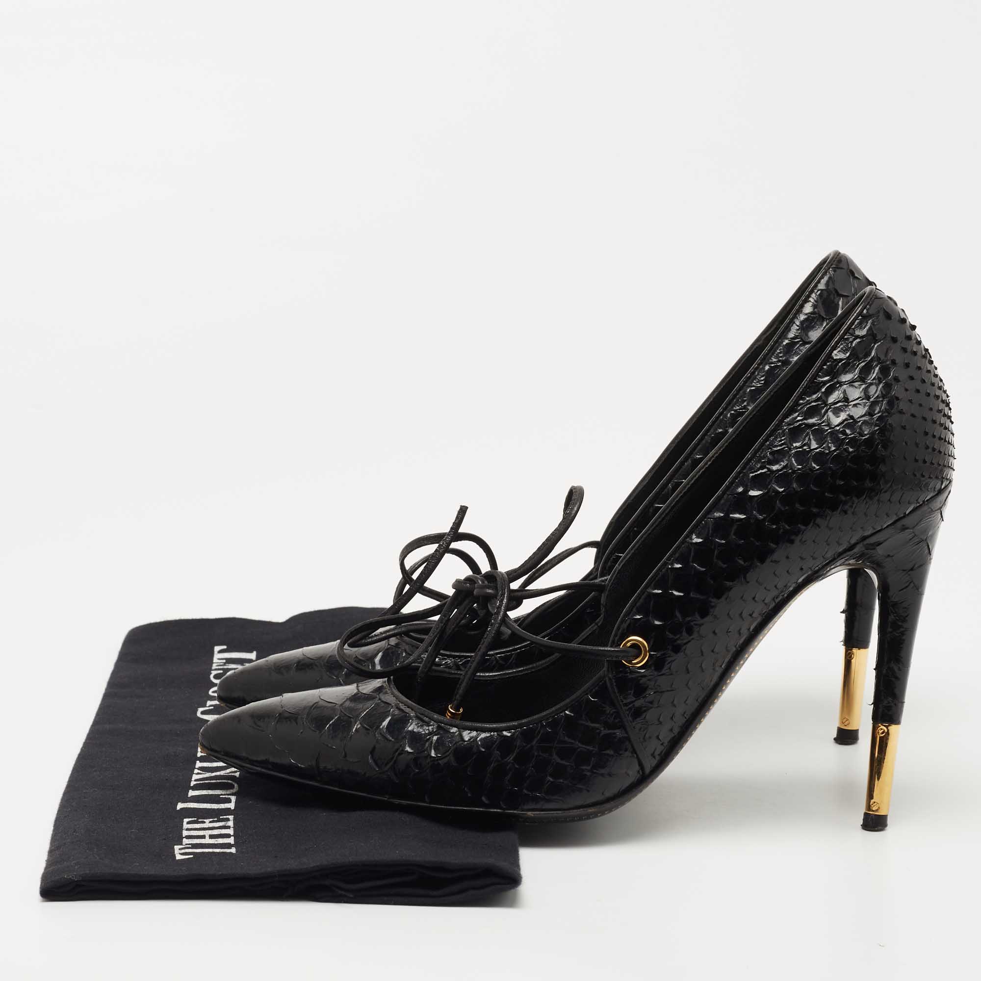 Tom Ford Black Python Mary Jane Pumps Size  Tom Ford | TLC