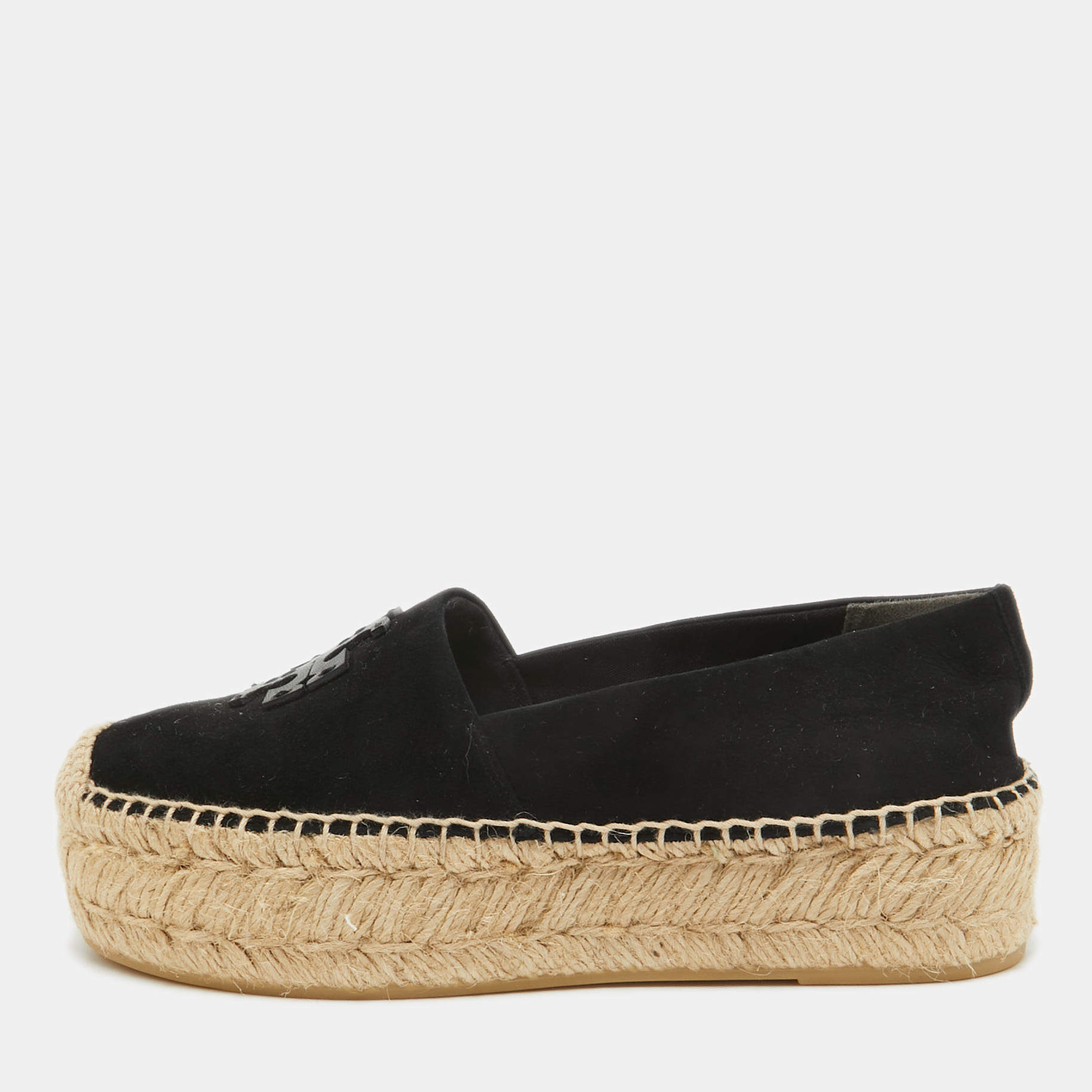 フラットシューズ TORY BURCH Woman Espadrilles Black 161758 006 Eleanor Espadrille: Women's Designer Espadrilles | Tory Burch