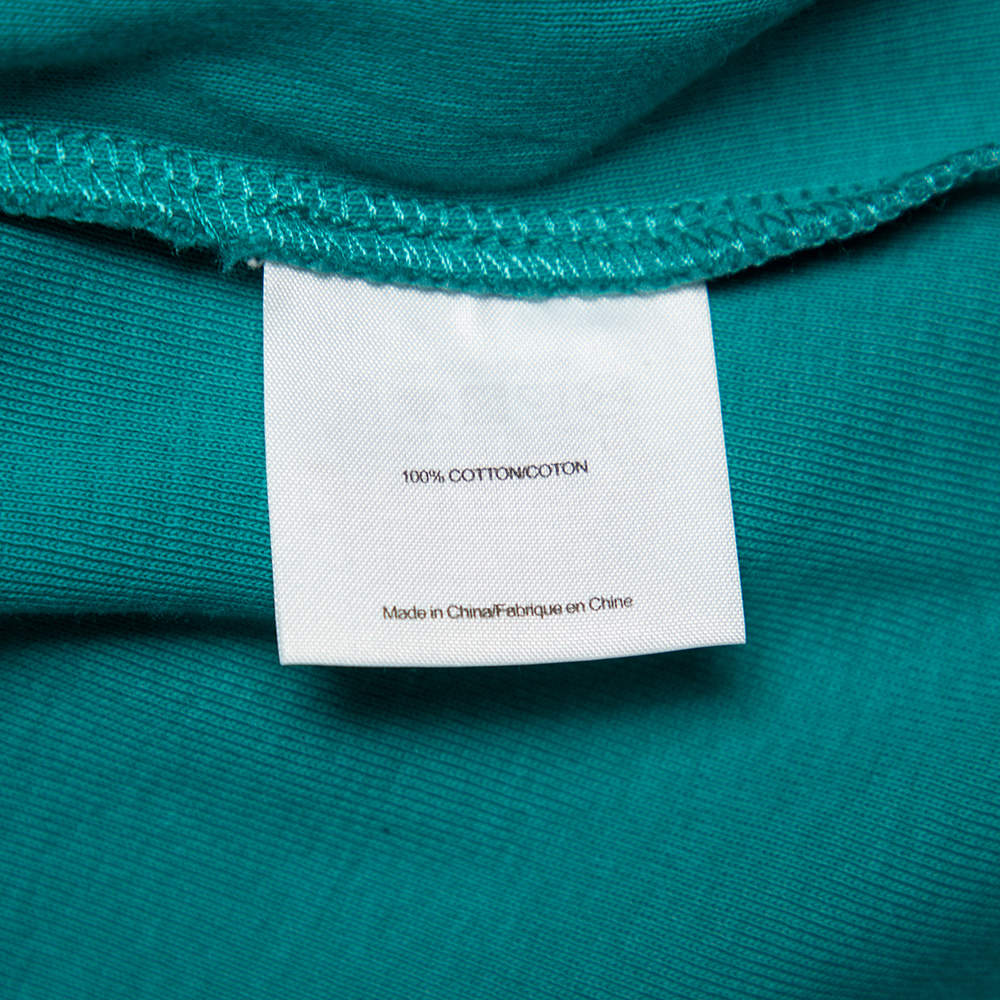 Tory Burch Blue Cotton Knit Polo T-Shirt M Tory Burch