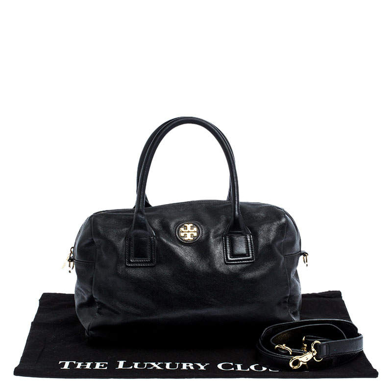 Leather handbag Tory Burch Black in Leather - 25522208