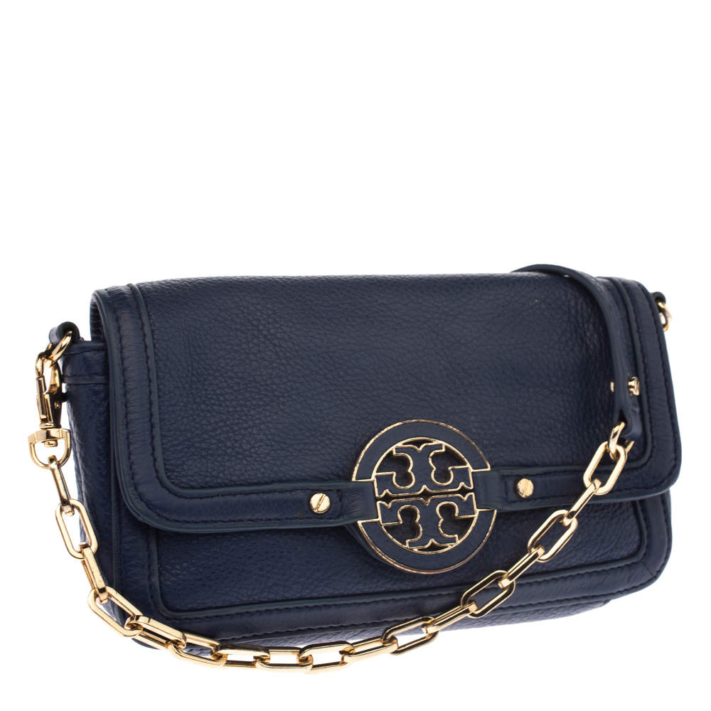 Tory Burch Amanda newest Crossbody Purple Bag