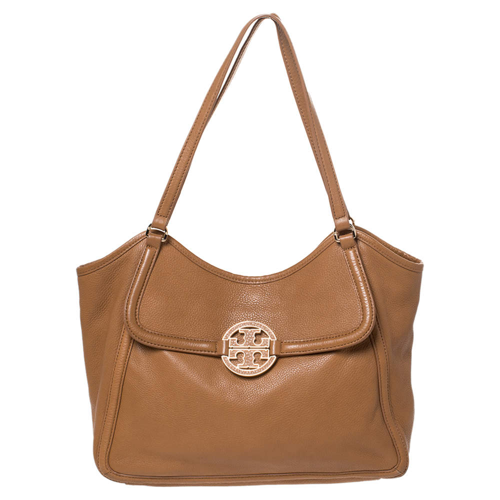 Tory Burch Tan Leather Amanda Easy Tote Tory Burch The Luxury Closet 7190