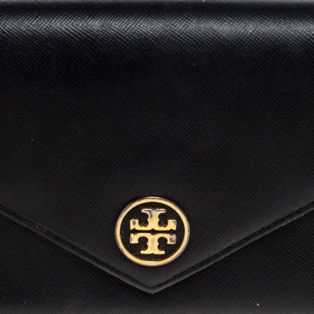 Tory Burch Robinson Wristlet Wallet - Blue Clutches, Handbags - WTO162946