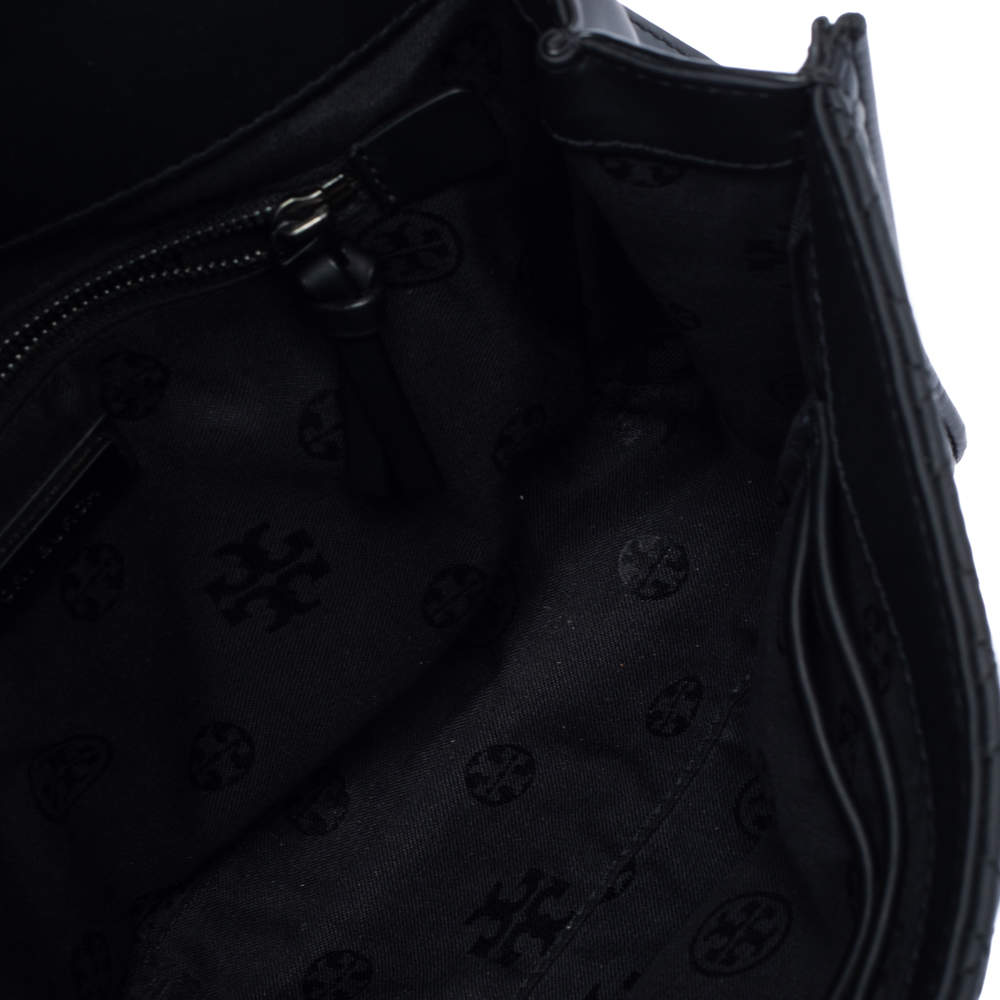 Tory Burch, Bags, Authenticated New Tory Burch Black Fleming Soft  Shoulder Bag Miller Pav Studs
