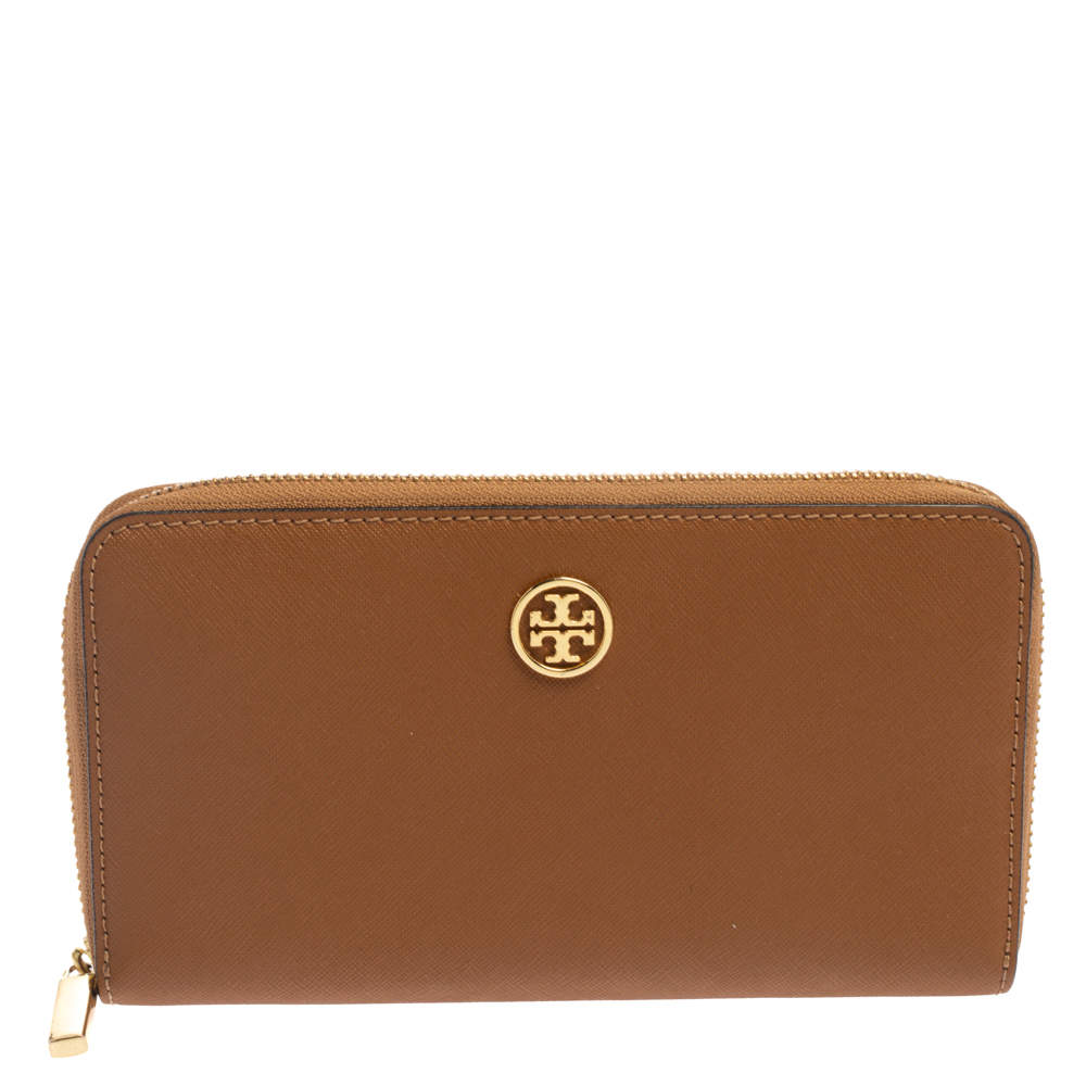 tory burch wallet tan