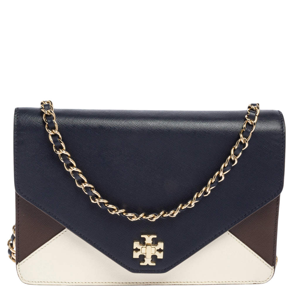Pre Owned Tory Burch Multicolor Leather Kira Shoulder Bag