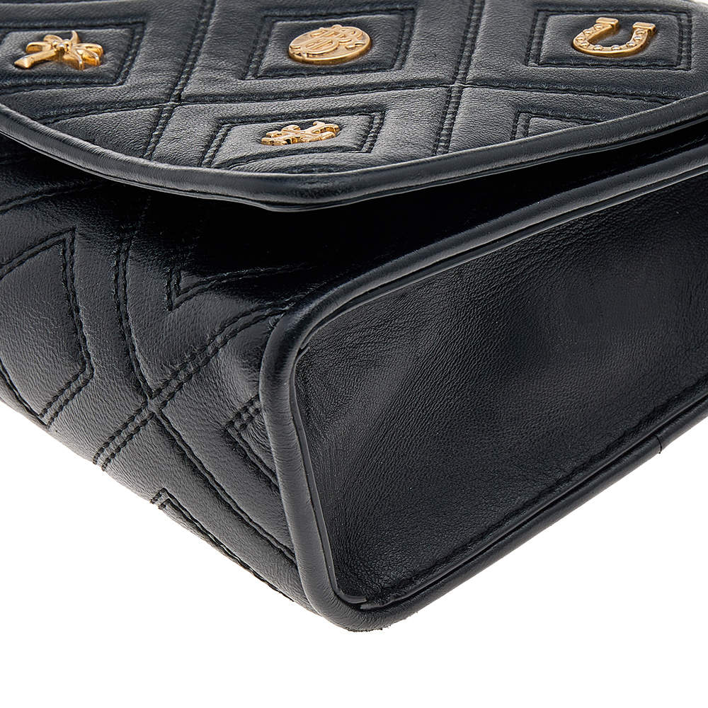 Shoulder bags Tory Burch - Fleming stud embellished quilted leather bag -  52311001