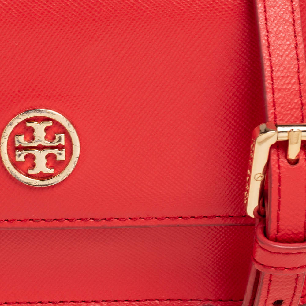 Leather mini bag Tory Burch Red in Leather - 29664151