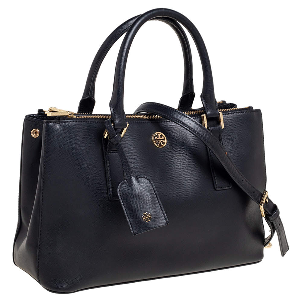 Sold at Auction: Tory Burch, TORY BURCH ROBINSON CAMEL SAFFIANO LEATHER TOTE