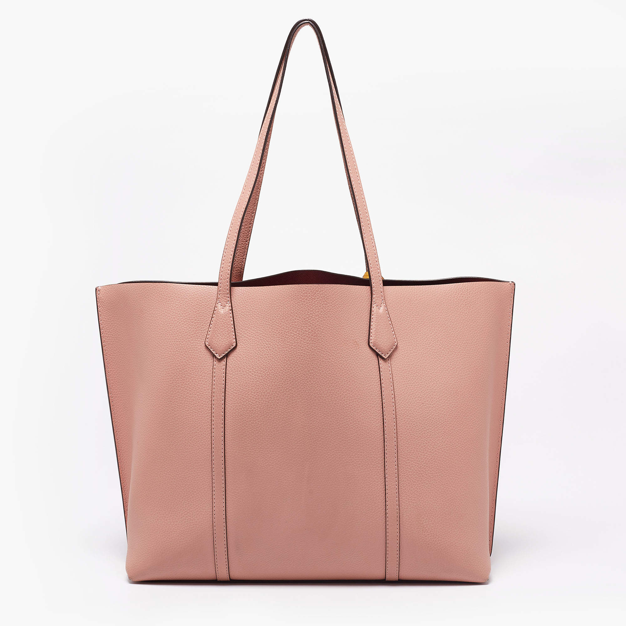 Tory Burch Pink Leather Perry Shopper Tote Tory Burch | TLC