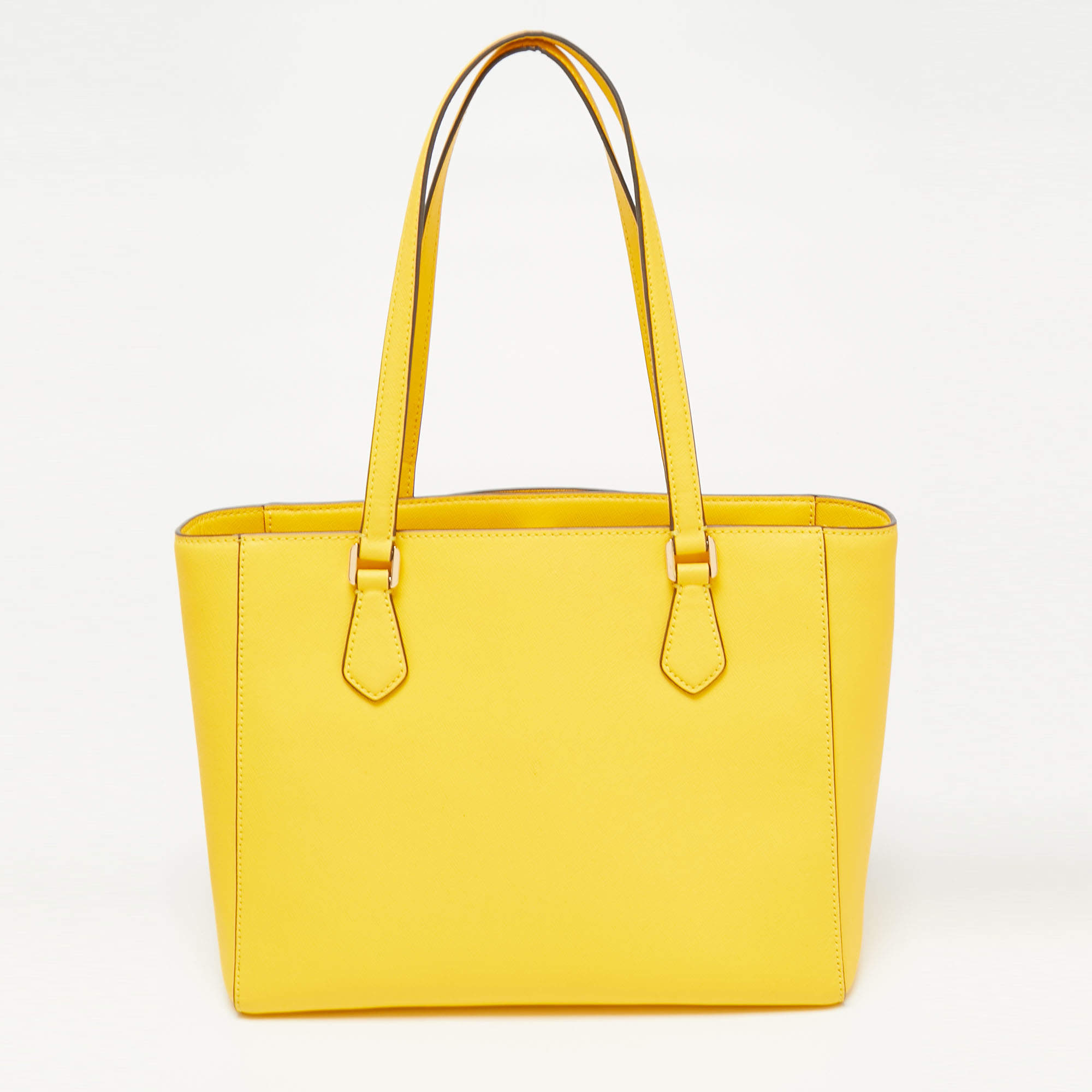 Yellow tory burch discount tote