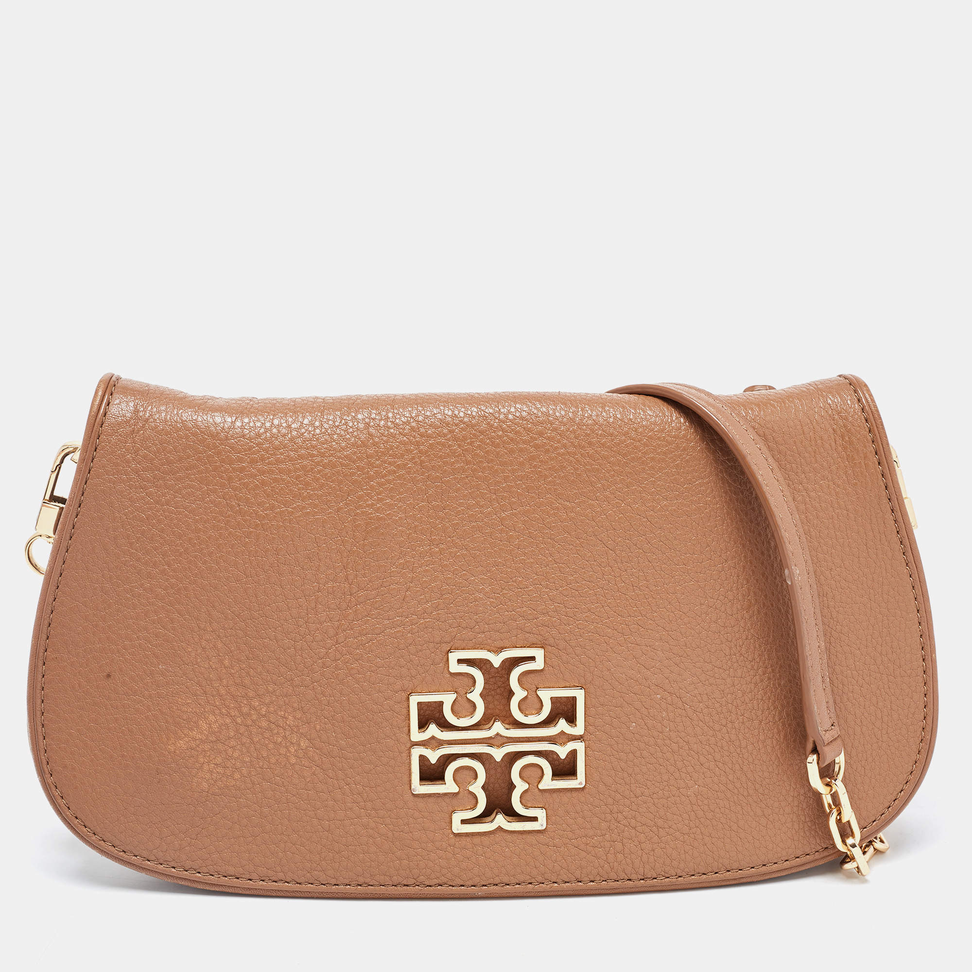 Tory Burch - Light Brown Pebbled Leather 