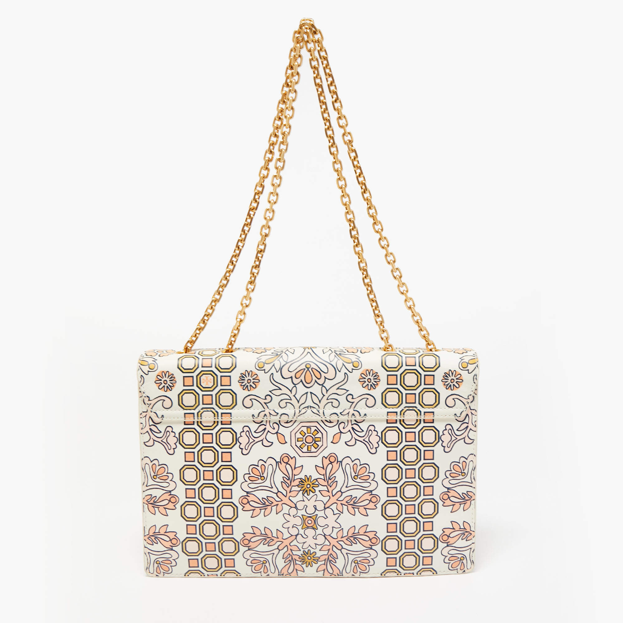 Tory Burch Gemini Link Top-Zip Tote Dutch