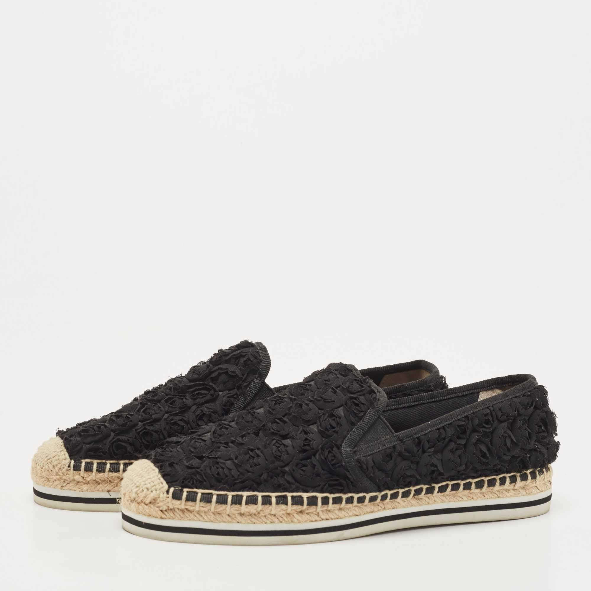 Black canvas with outlet knot women's deconstructed alpargatas