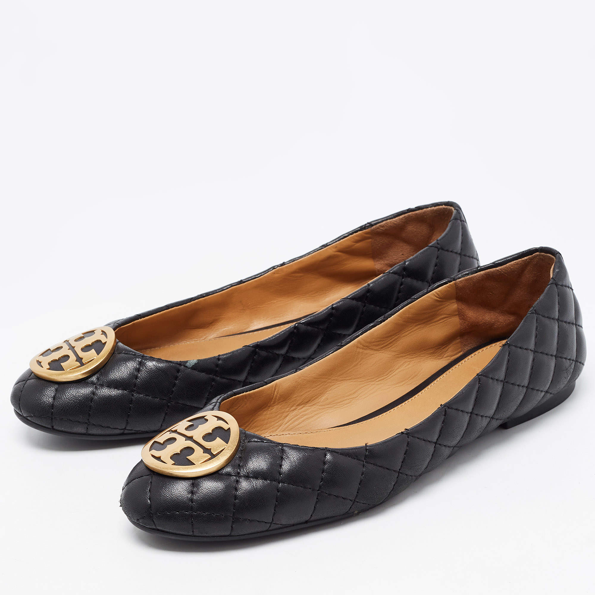 Tory burch benton online quilted flat