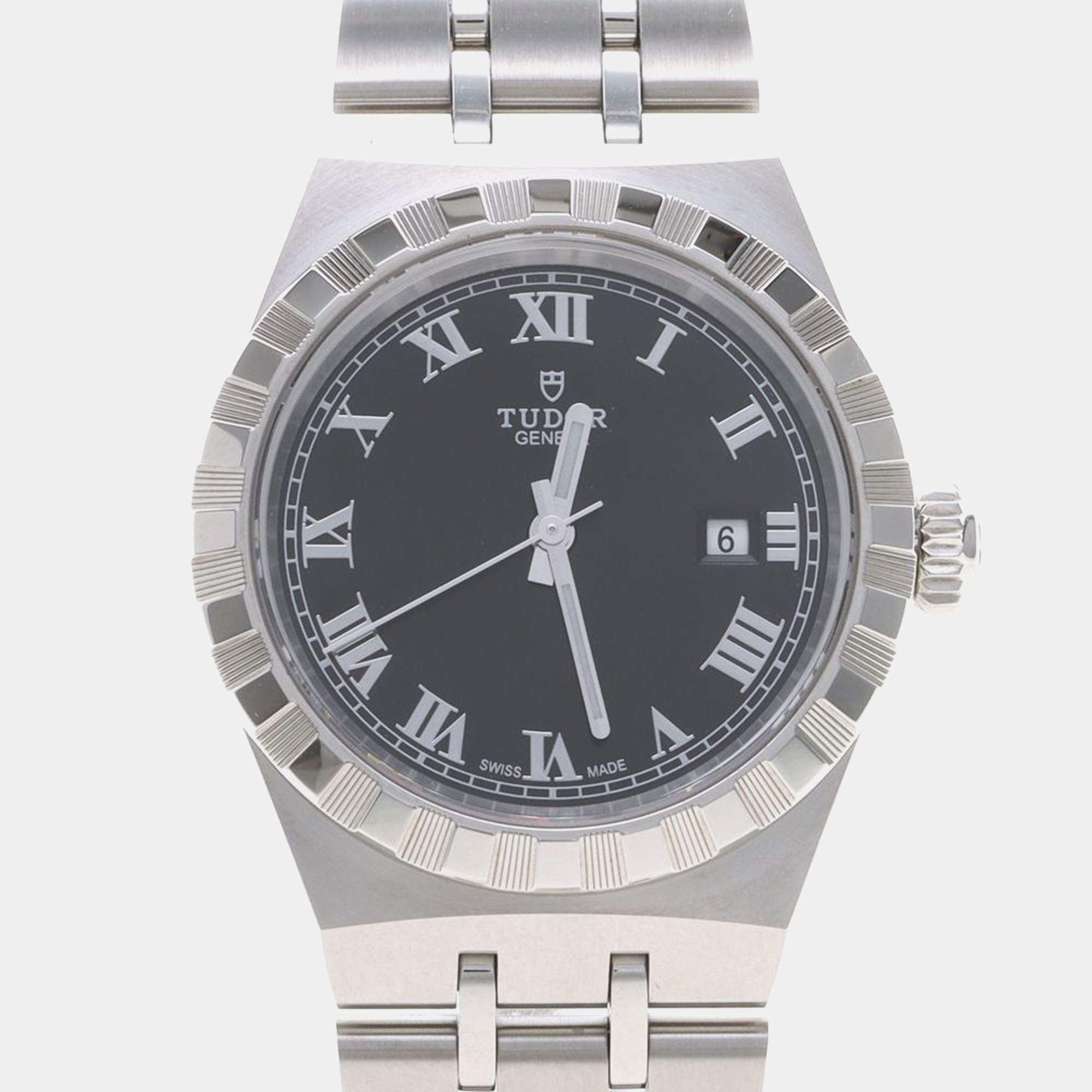 Pre Owned Tudor Royal 28300 Automatic Stainless Steel Womens Wristwatch 28 mm