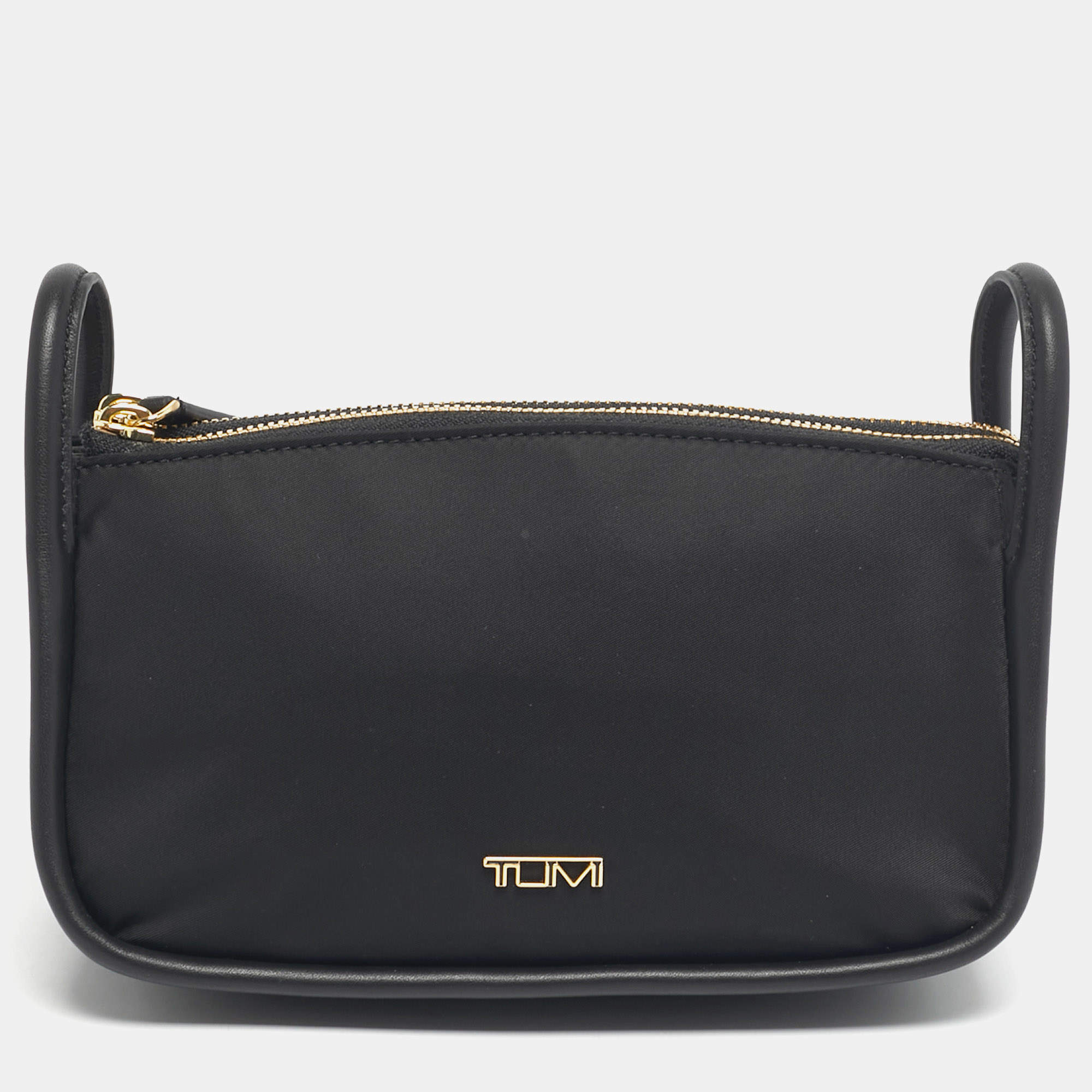 Pre Owned TUMI Black Nylon Small Brenn Pouch