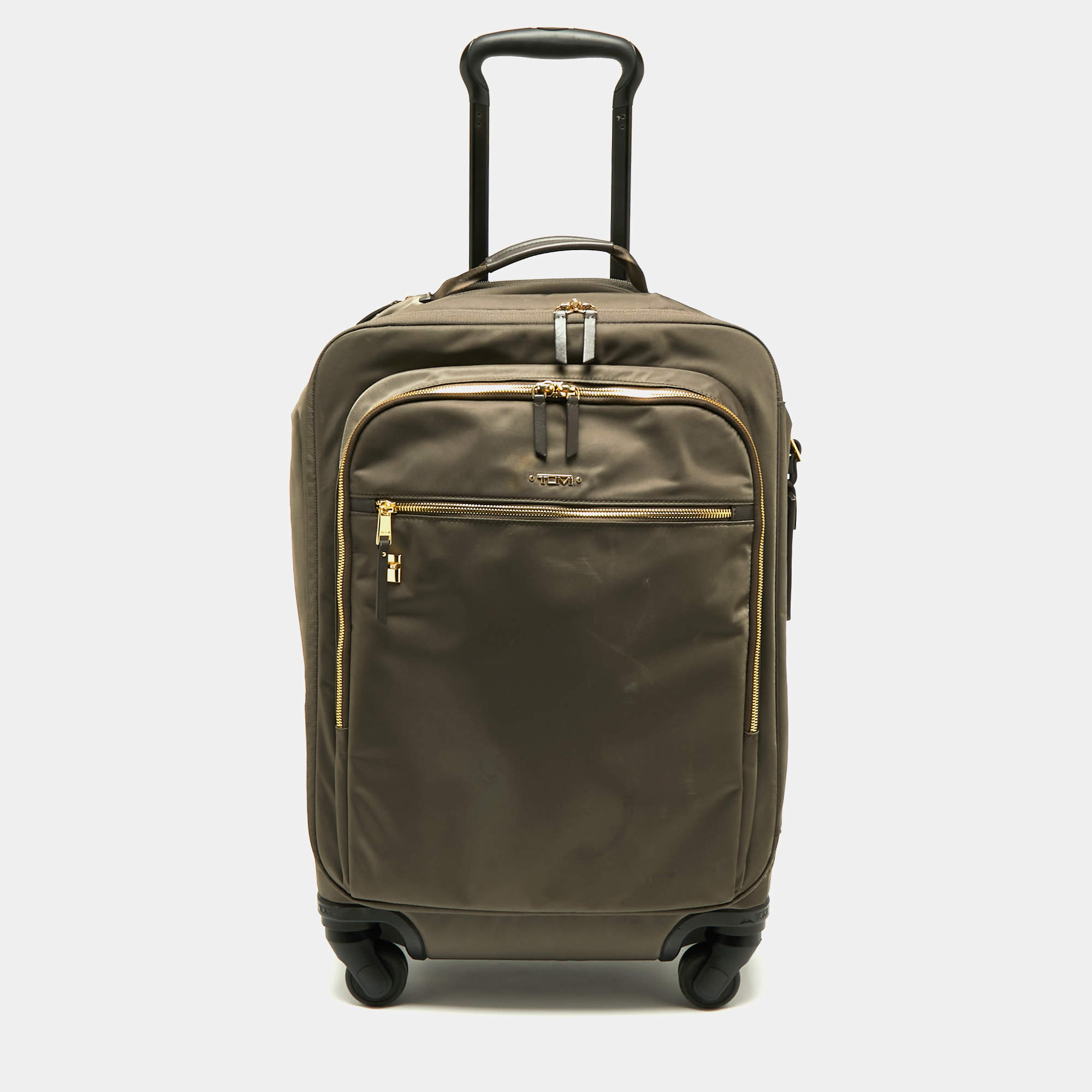 TUMI Grey Nylon Tres L ger International Carry On Suitcase TUMI