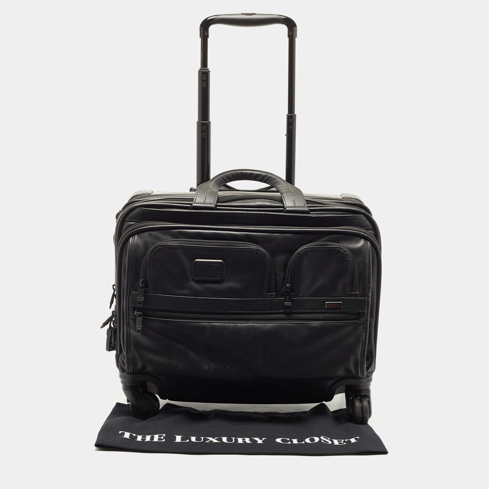  TUMI Alpha 3 Deluxe 4-Wheel Laptop Case Briefcase