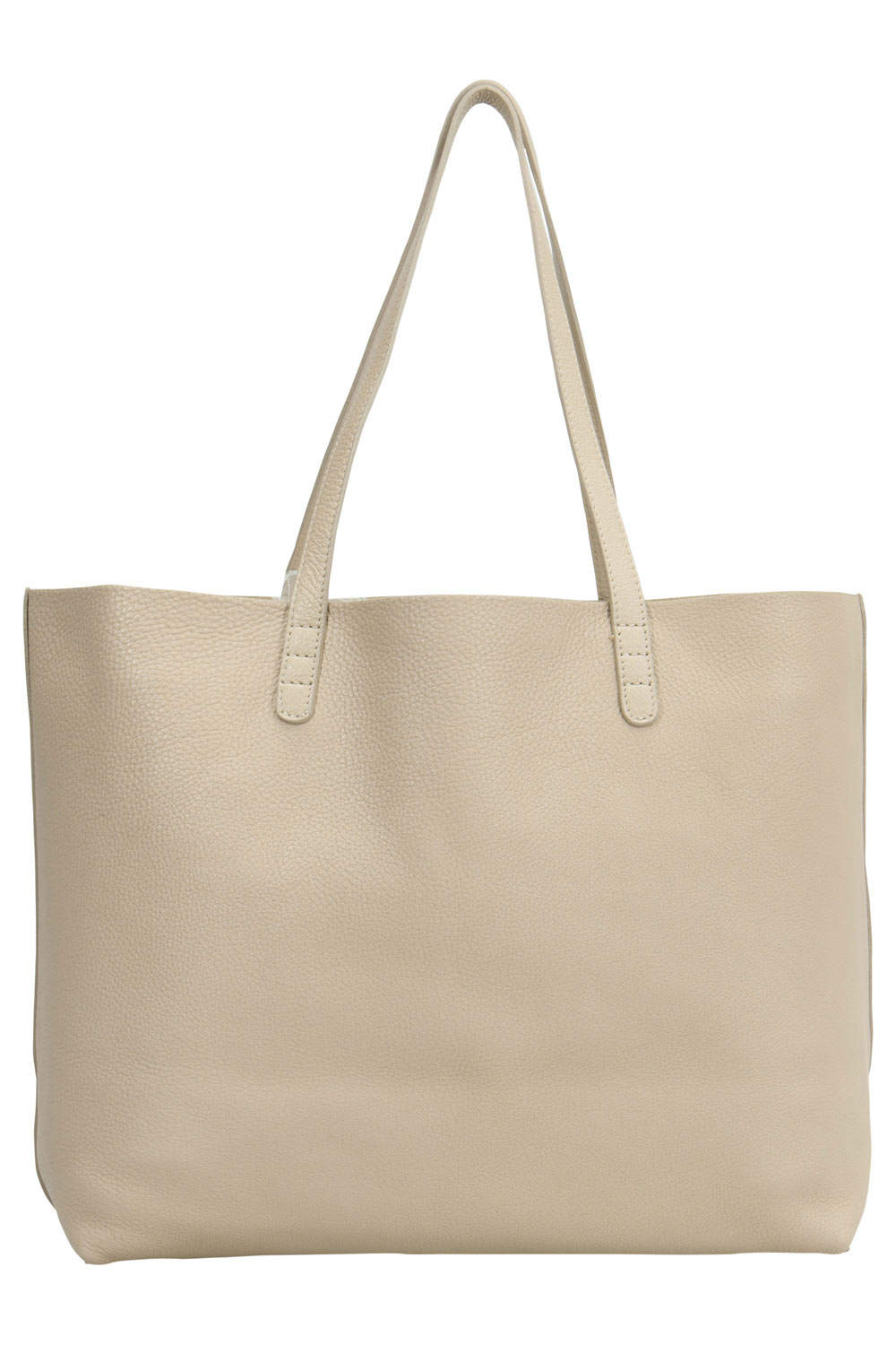 Mansur Gavriel Beige/Sand Tumble Leather Large Tote